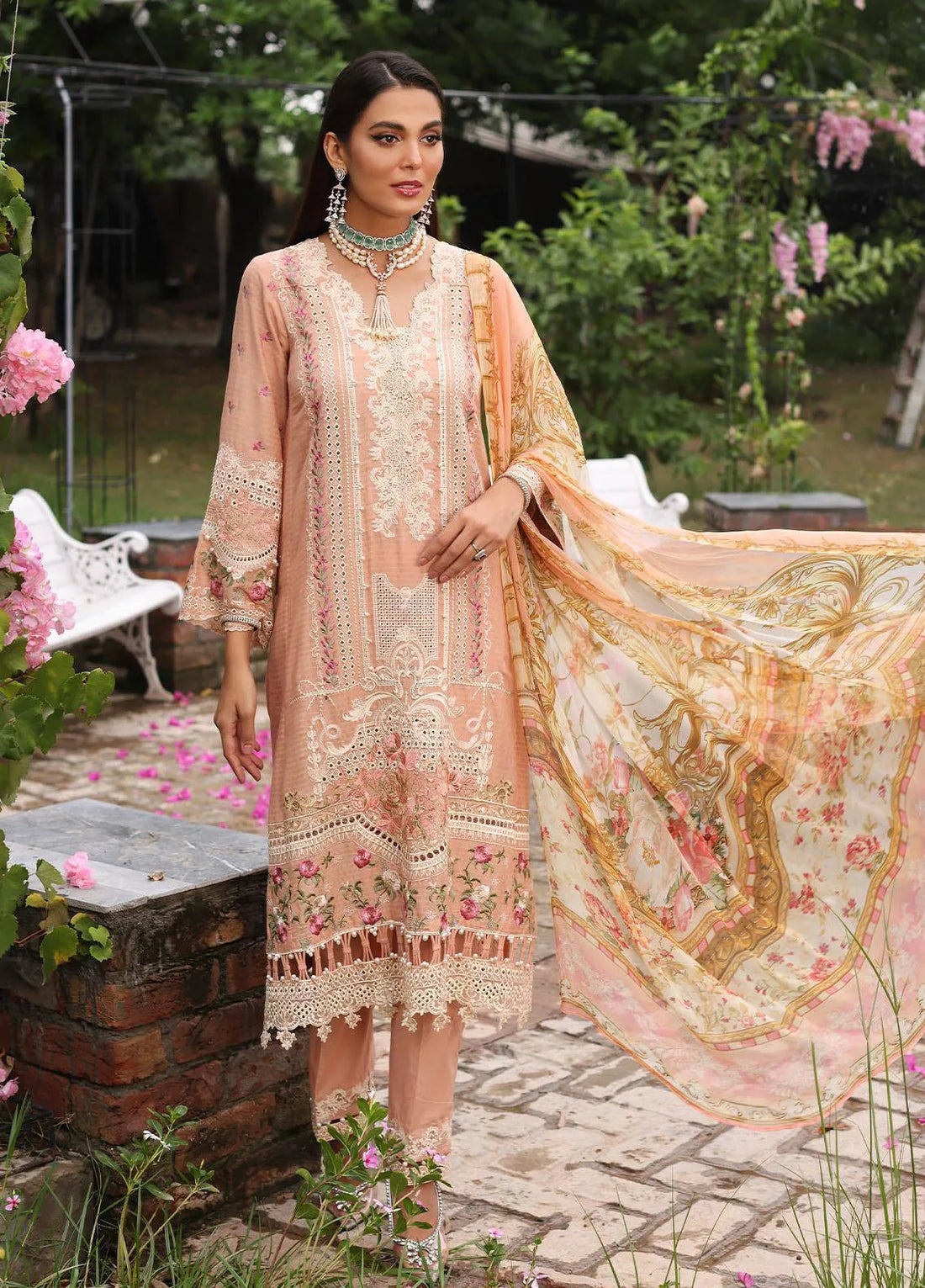 Elaf Premium | Eid Lawn'26 | ELJ-02B Helene - House Of Hania