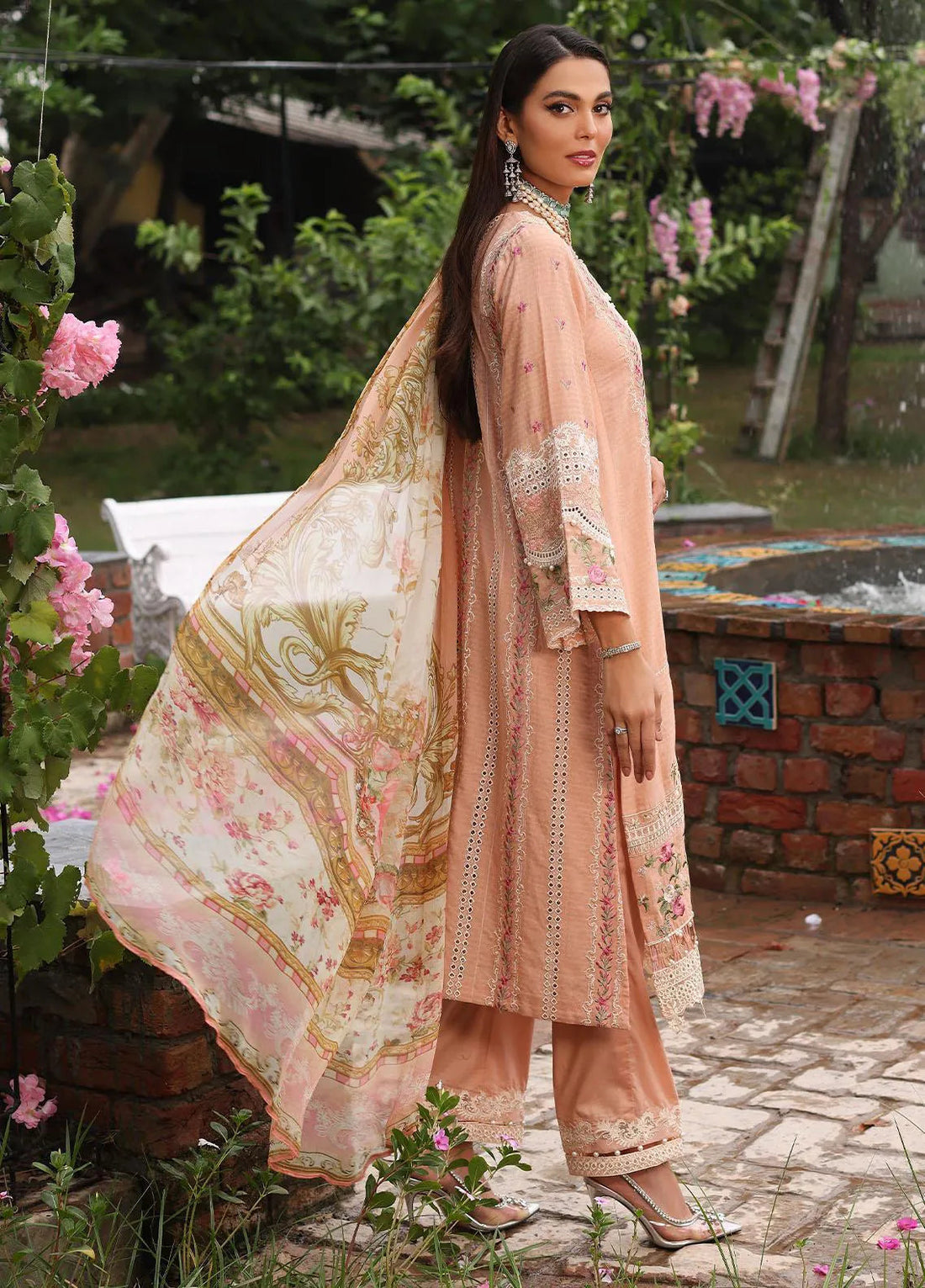 Elaf Premium | Eid Lawn'26 | ELJ-02B Helene - House Of Hania