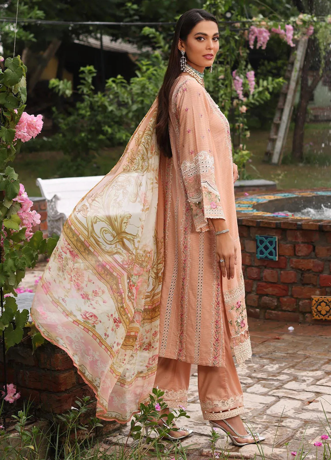 Elaf Premium | Eid Lawn'26 | ELJ-02B Helene - House Of Hania