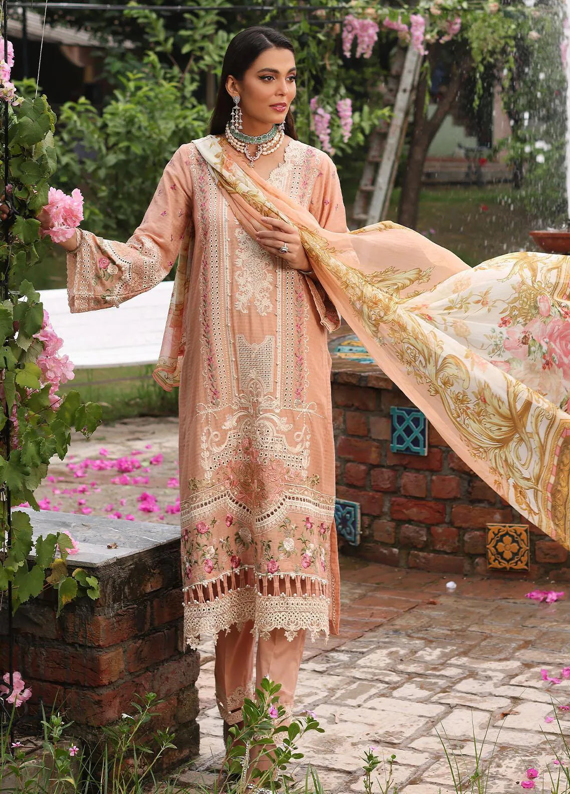 Elaf Premium | Eid Lawn'26 | ELJ-02B Helene - House Of Hania