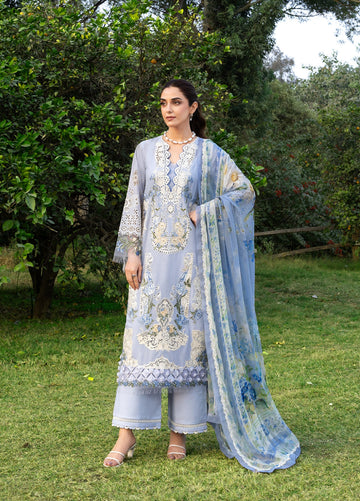 Elaf Premium | Eid Lawn'26 | ELY-12 SKY BLISS - House Of Hania