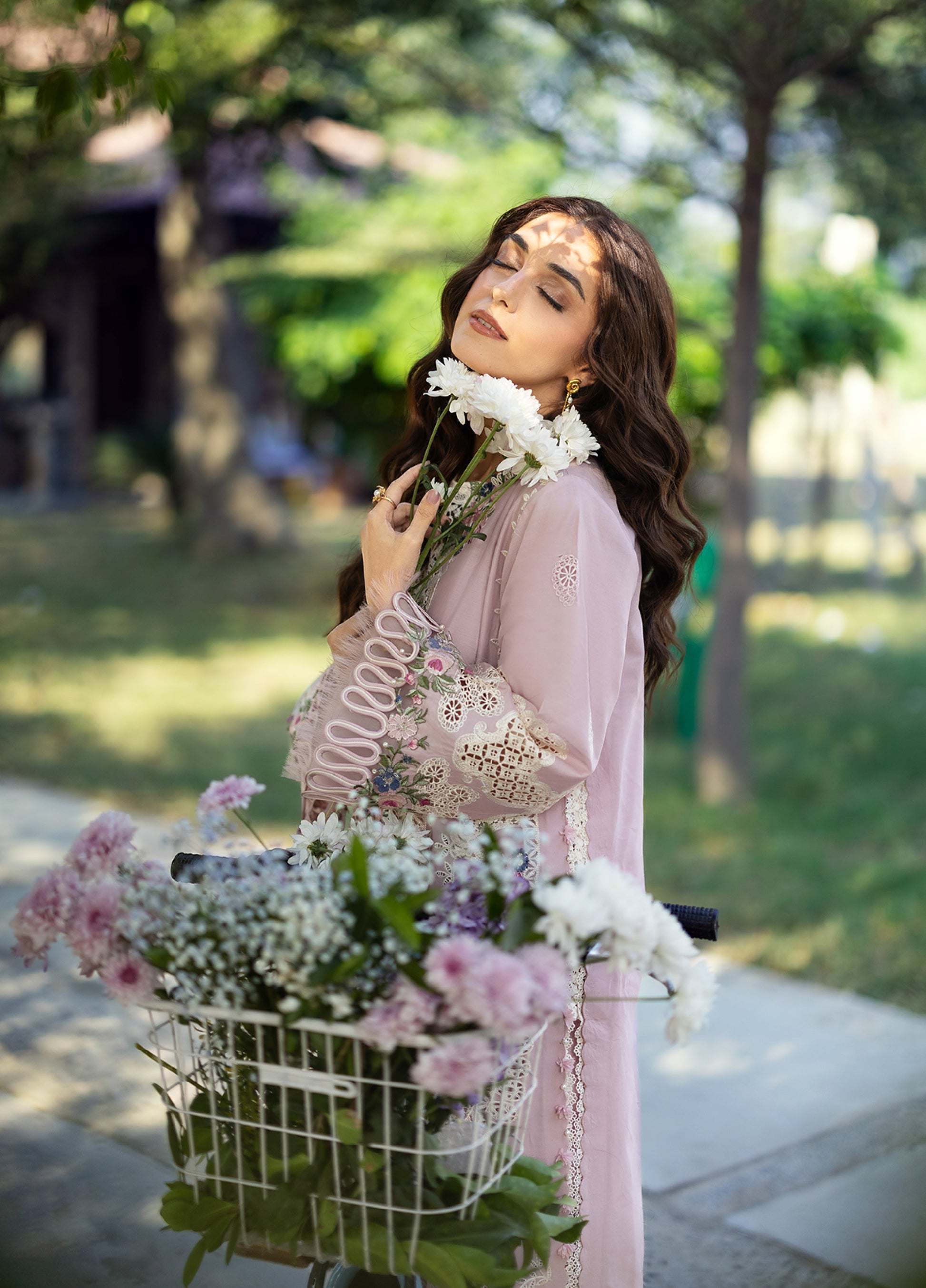 Elaf Premium | Eid Lawn'26 | ELY-1A MAISON PINK - House Of Hania