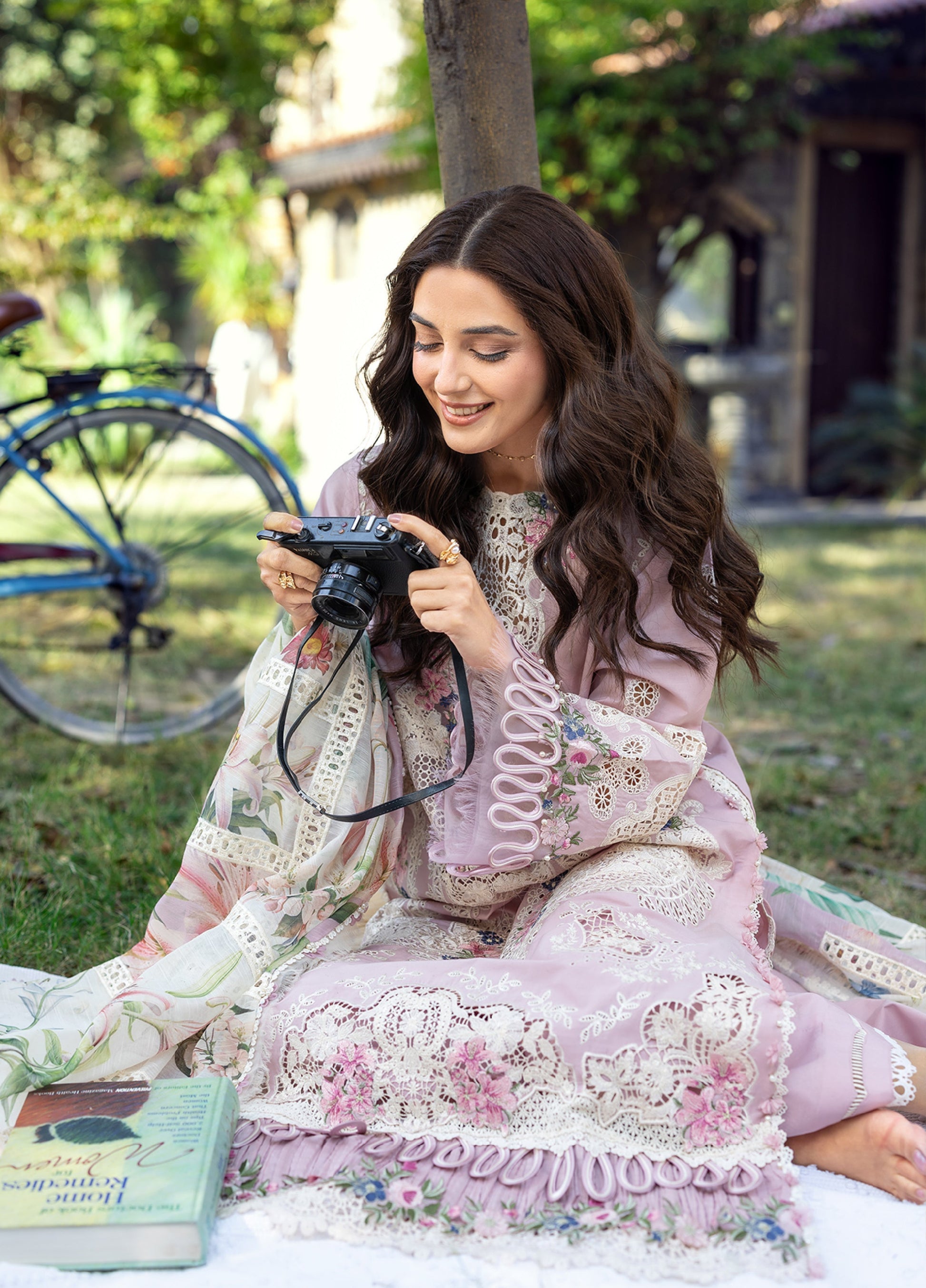 Elaf Premium | Eid Lawn'26 | ELY-1A MAISON PINK - House Of Hania