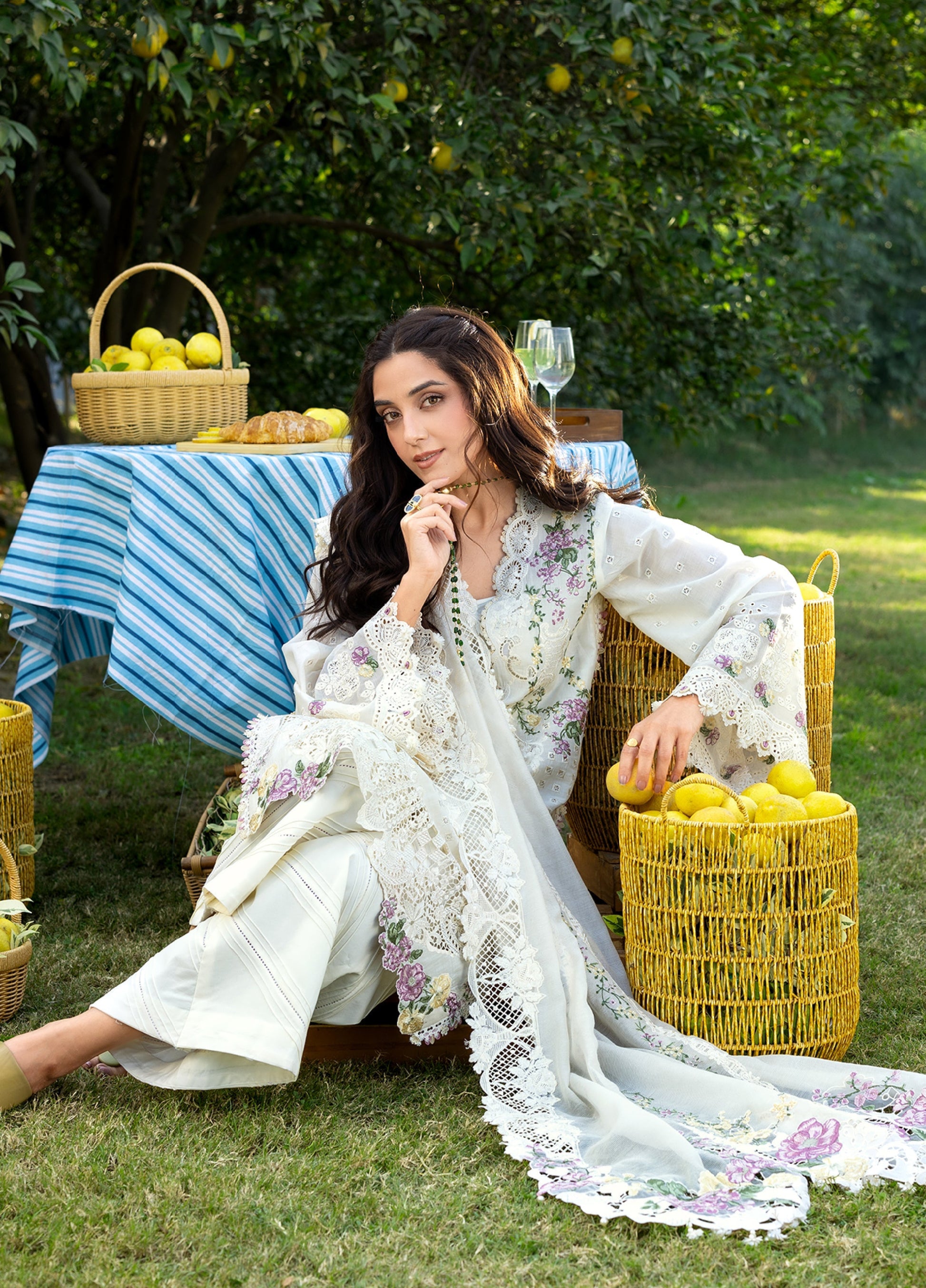 Elaf Premium | Eid Lawn'26 | ELY-3A PERLE - House Of Hania