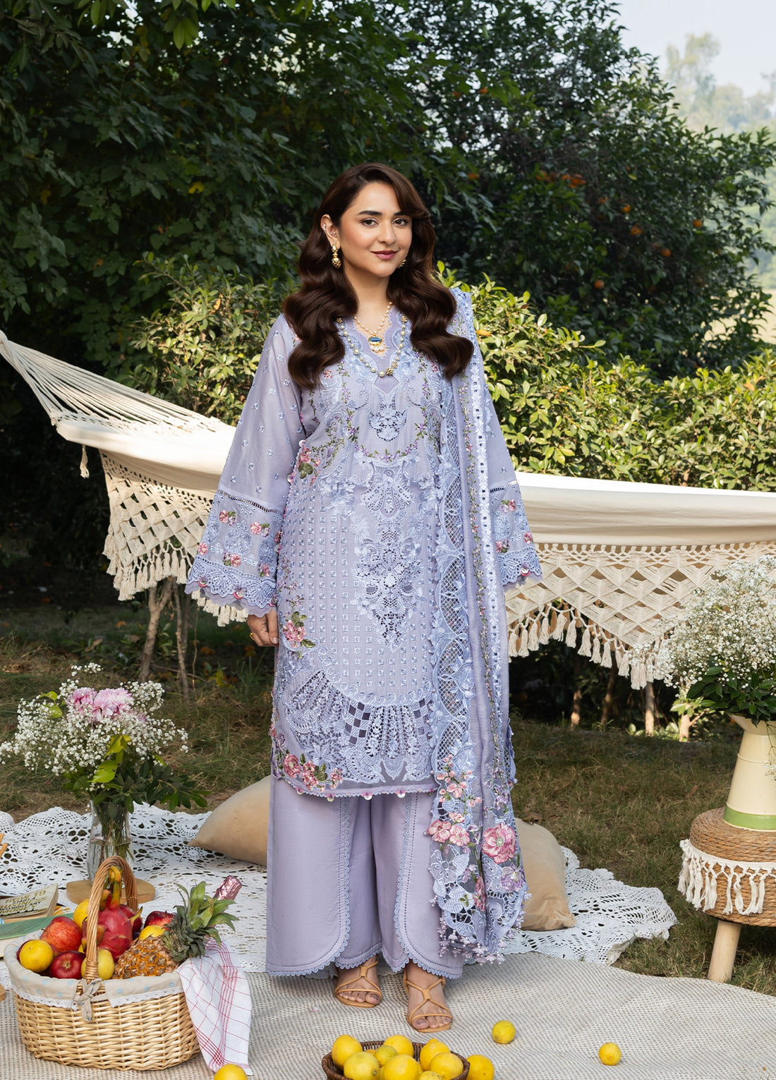 Elaf Premium | Eid Lawn'26 | ELY-3B PARADISE - House Of Hania