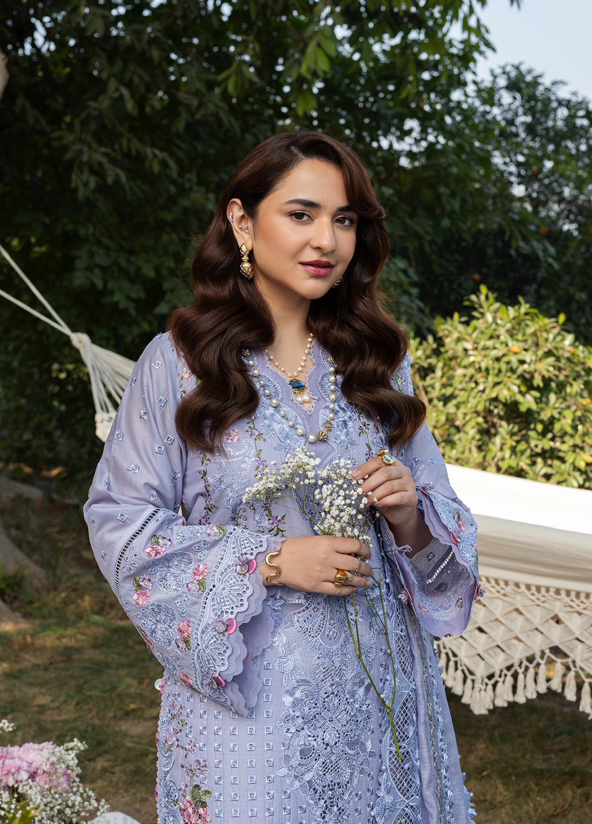 Elaf Premium | Eid Lawn'26 | ELY-3B PARADISE - House Of Hania