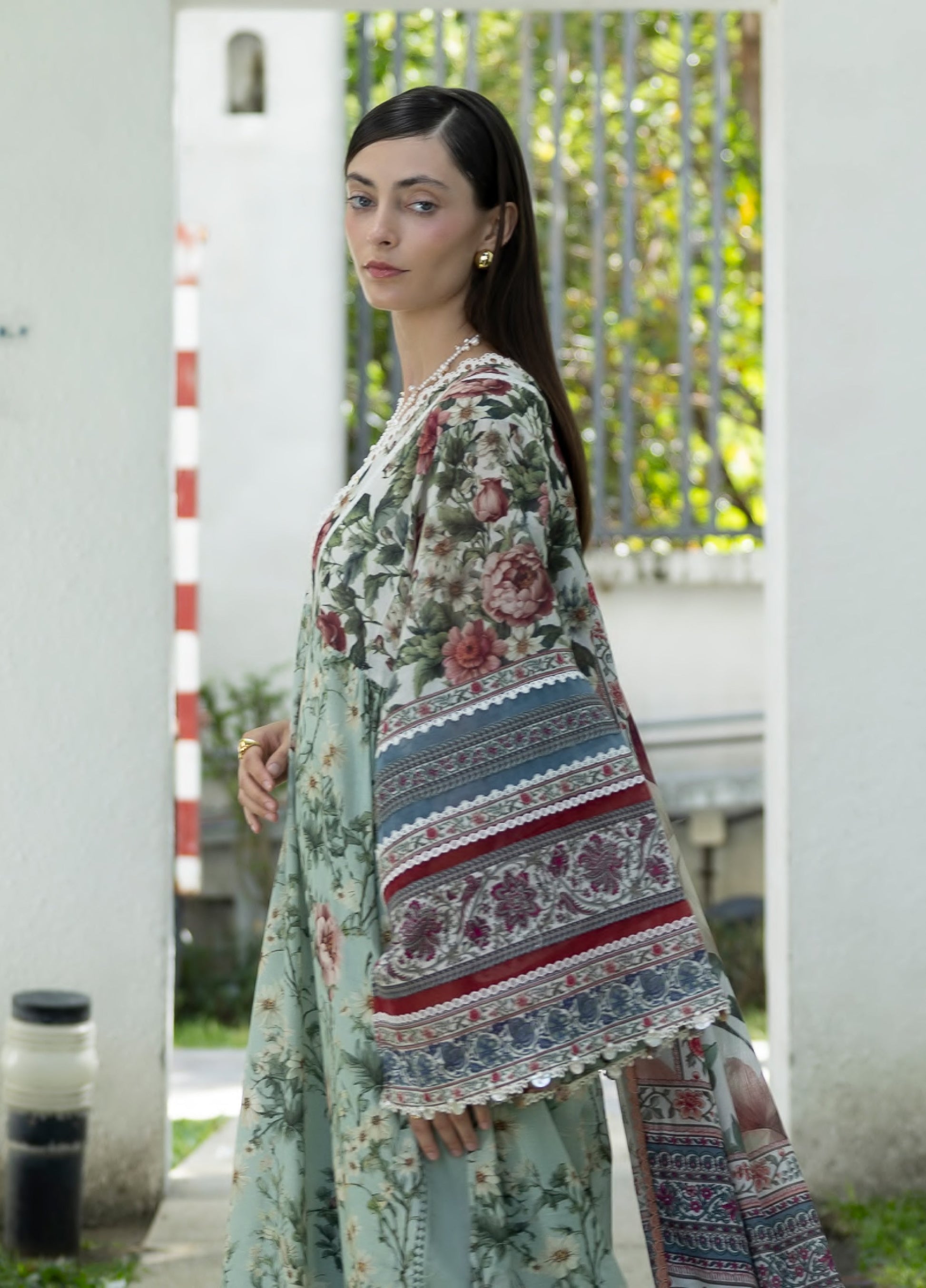 Elaf Premium | Eid Lawn'26 | EPN-6B OPALINE GARDEN - House Of Hania