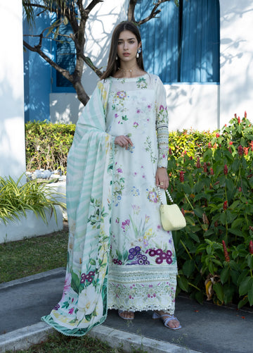 Elaf Premium | Eid Lawn'26 | EPN-7B MOON FLOWER - House Of Hania