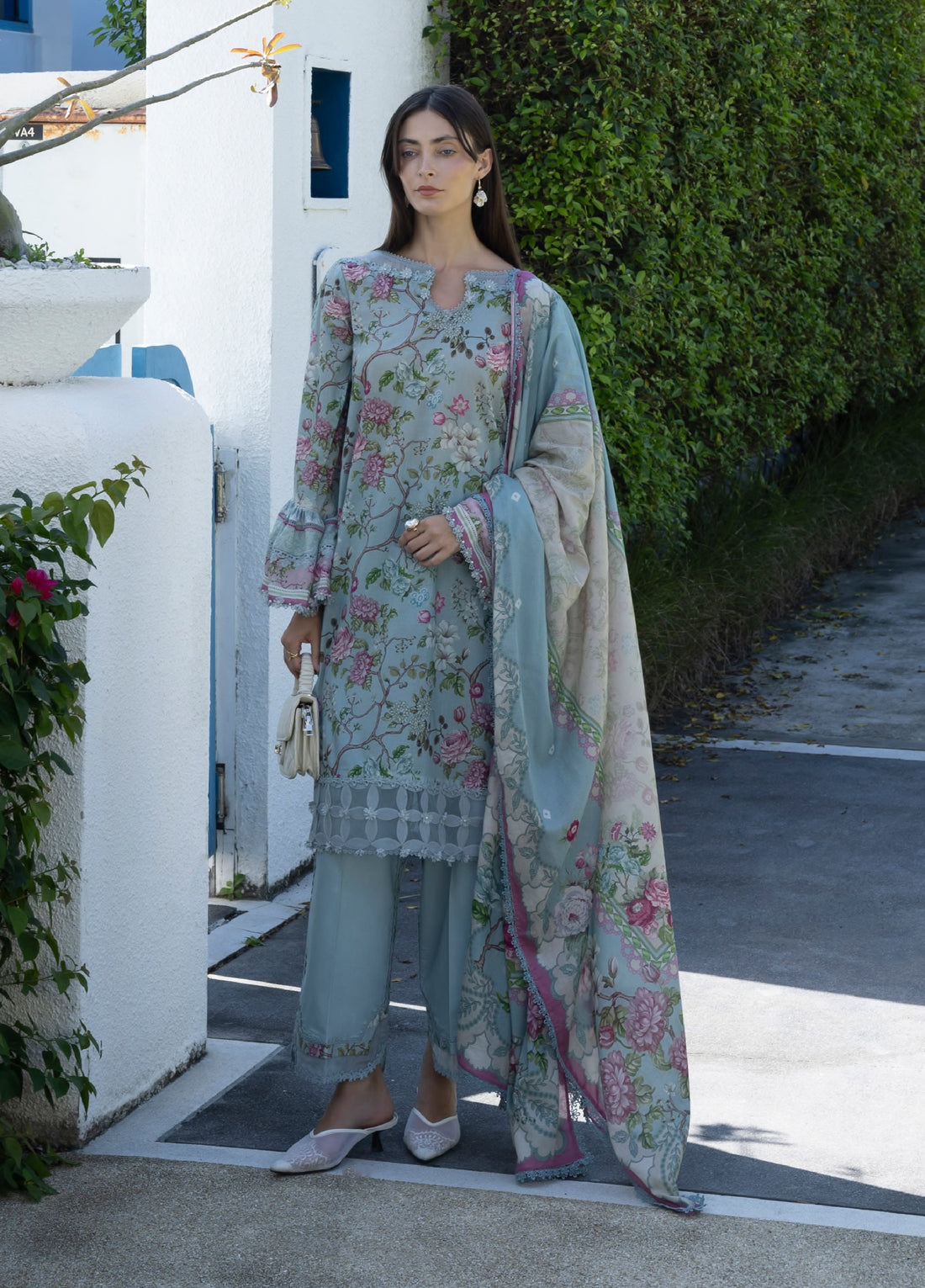 Elaf Premium | Eid Lawn'26 | EPN-8A EIRINI BLOOM - House Of Hania