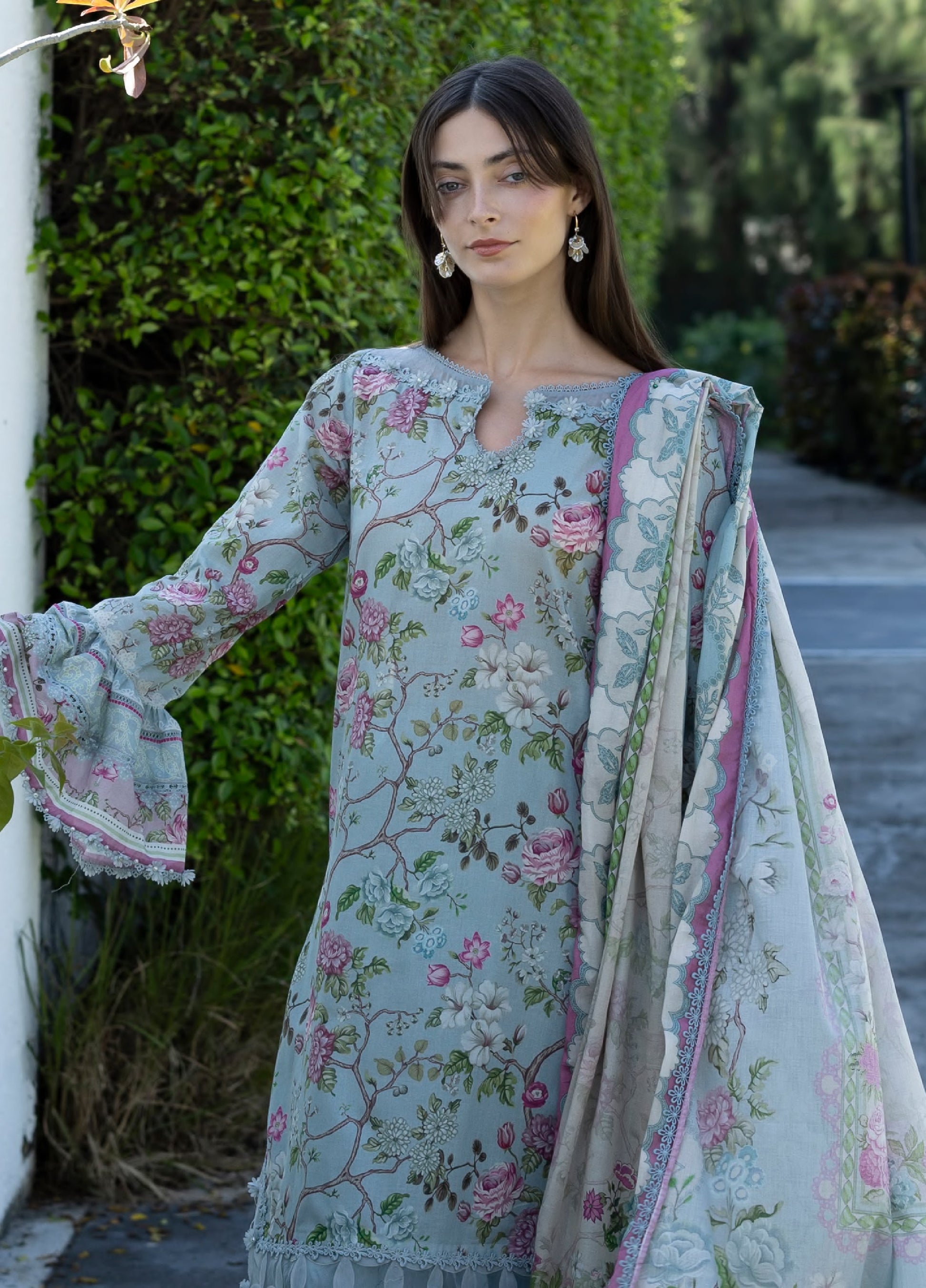 Elaf Premium | Eid Lawn'26 | EPN-8A EIRINI BLOOM - House Of Hania