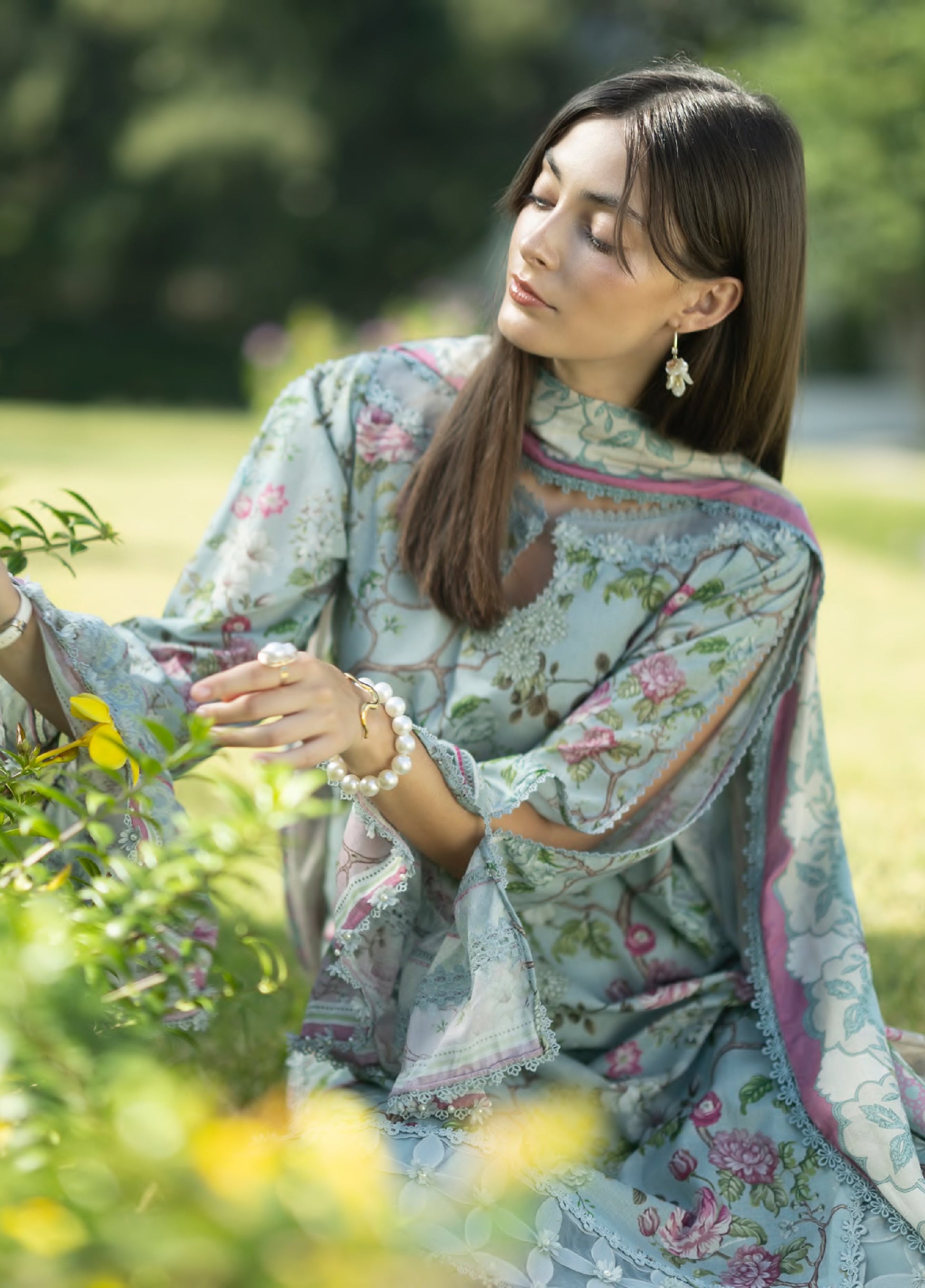 Elaf Premium | Eid Lawn'26 | EPN-8A EIRINI BLOOM - House Of Hania
