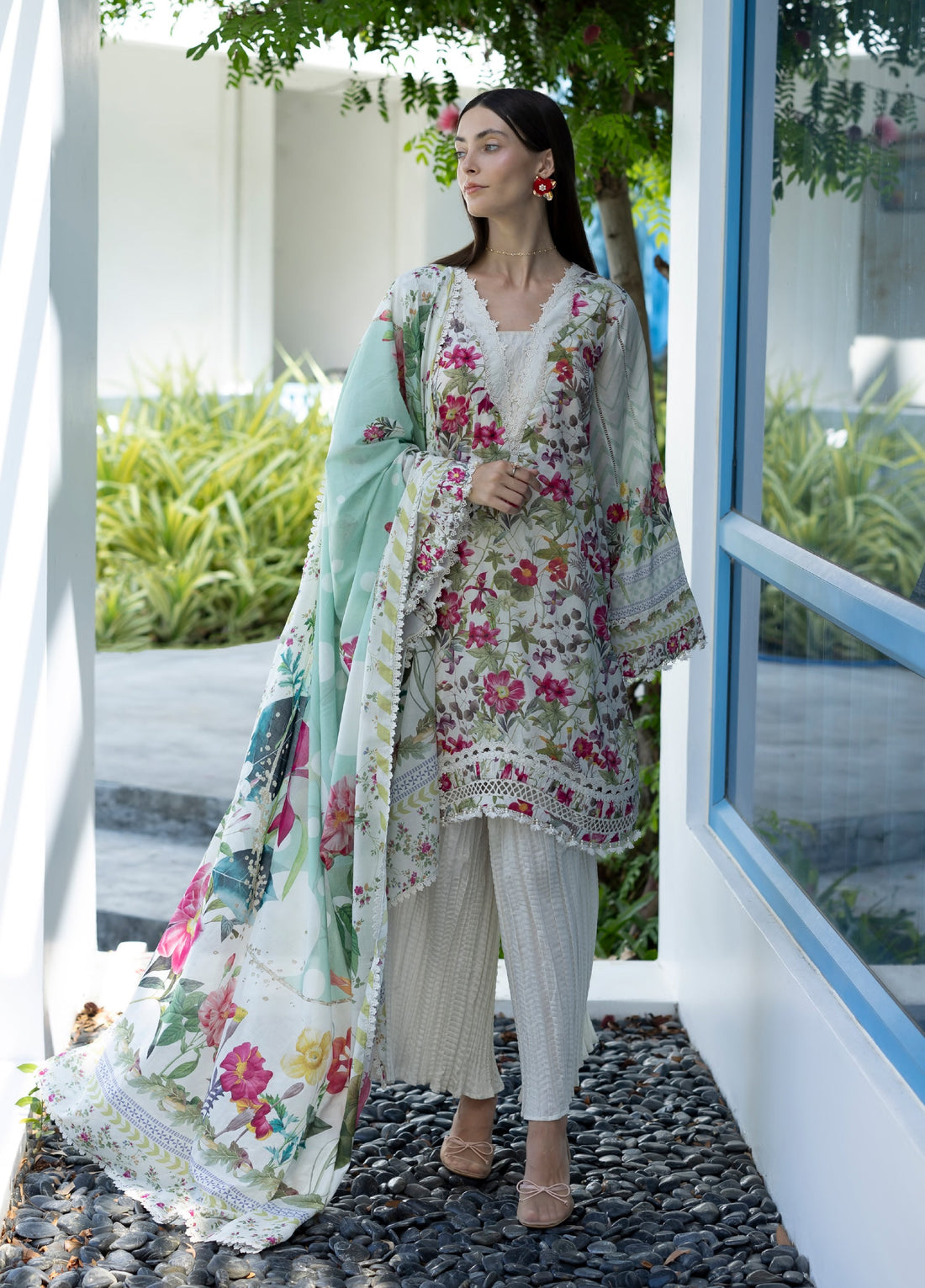 Elaf Premium | Eid Lawn'26 | EPN-9B CHANTILLY - House Of Hania