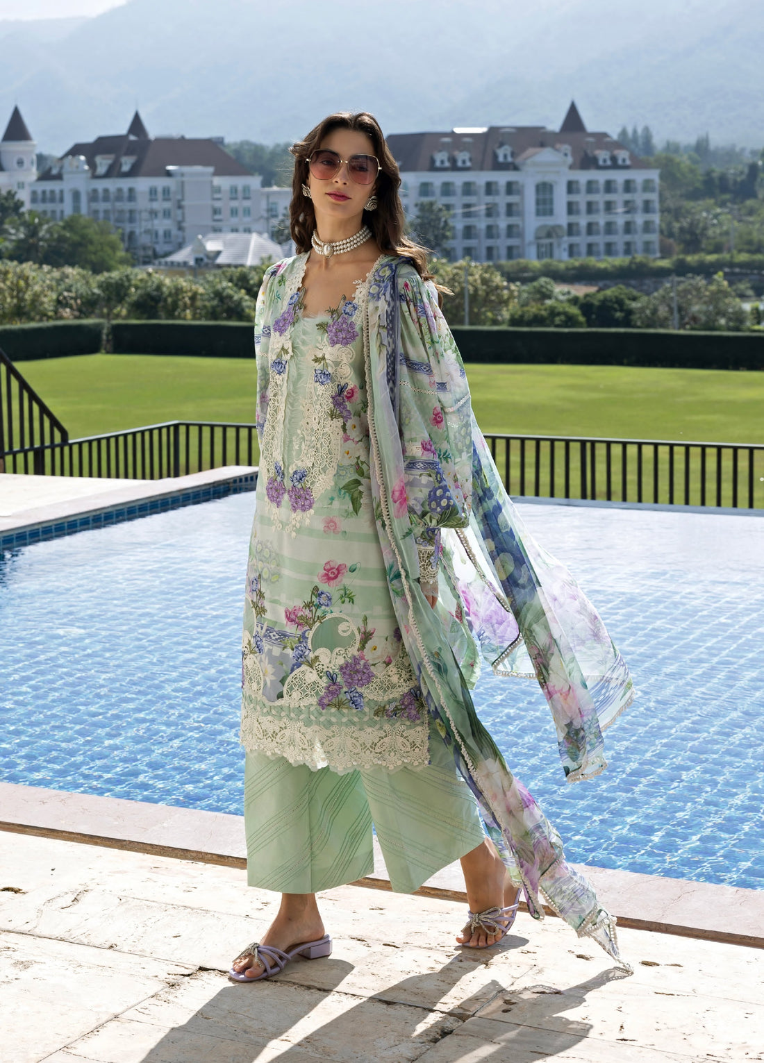Elaf Premium | Eid Lawn'26 | ESA-6B EVELINE WHISPERS - House Of Hania