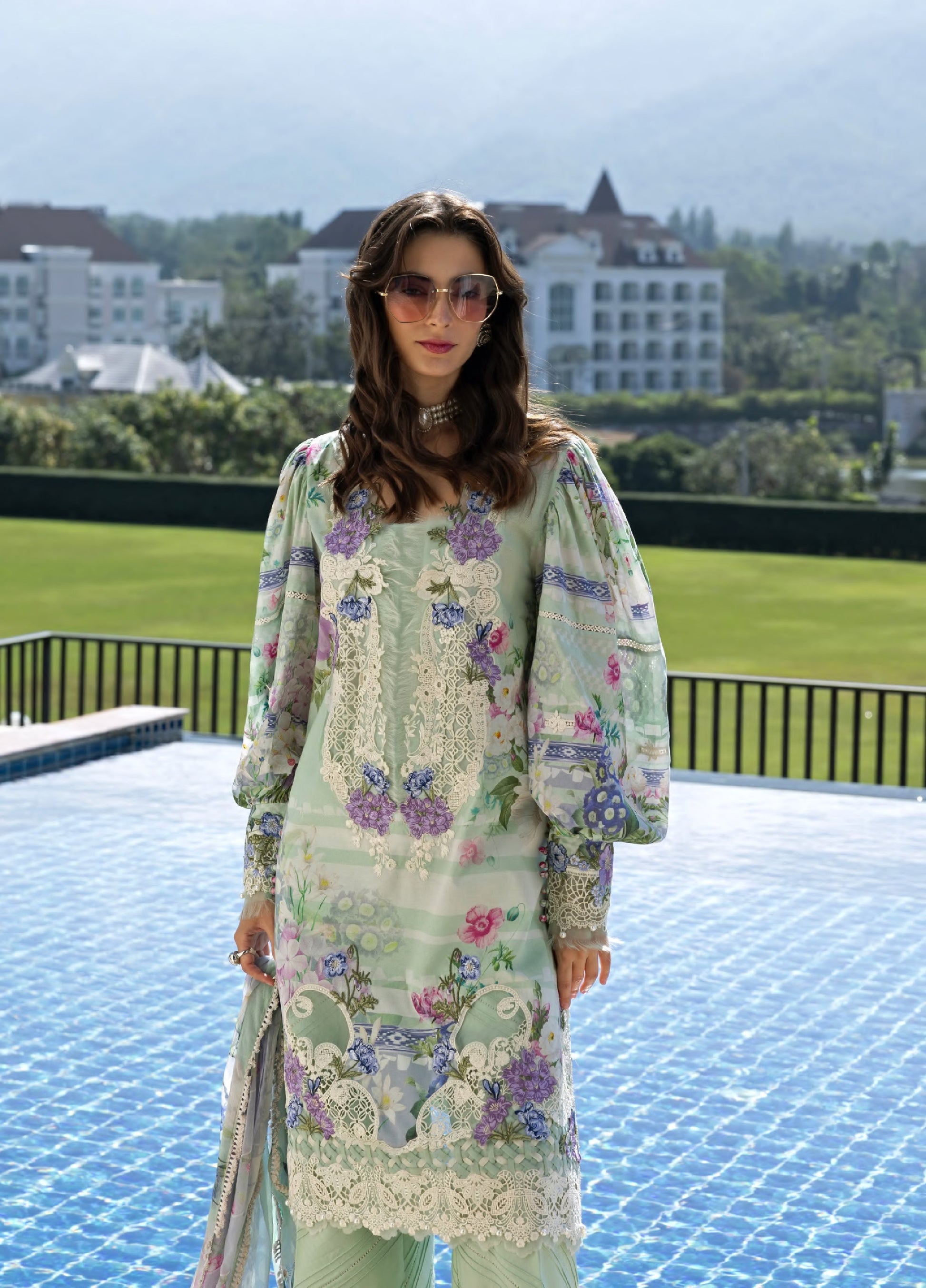 Elaf Premium | Eid Lawn'26 | ESA-6B EVELINE WHISPERS - House Of Hania