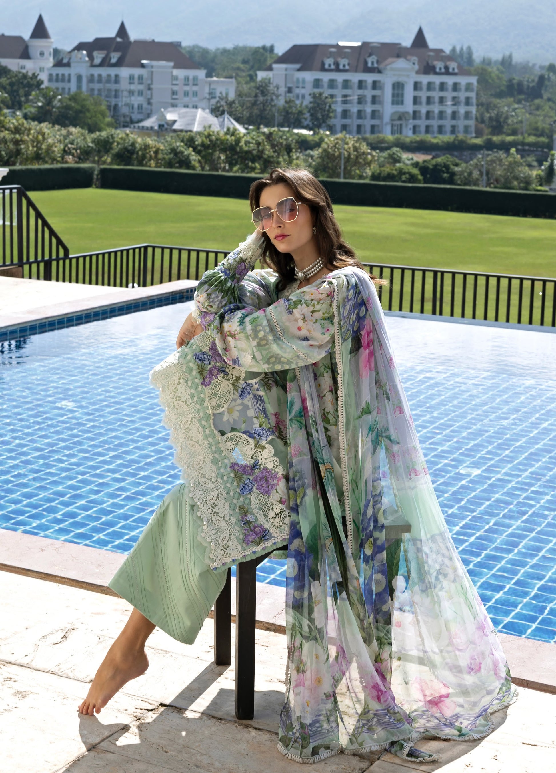 Elaf Premium | Eid Lawn'26 | ESA-6B EVELINE WHISPERS - House Of Hania