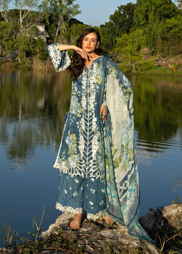 Elaf Premium | Eid Lawn'26 | ESA-7B SEA ENCHANTRESS - House Of Hania