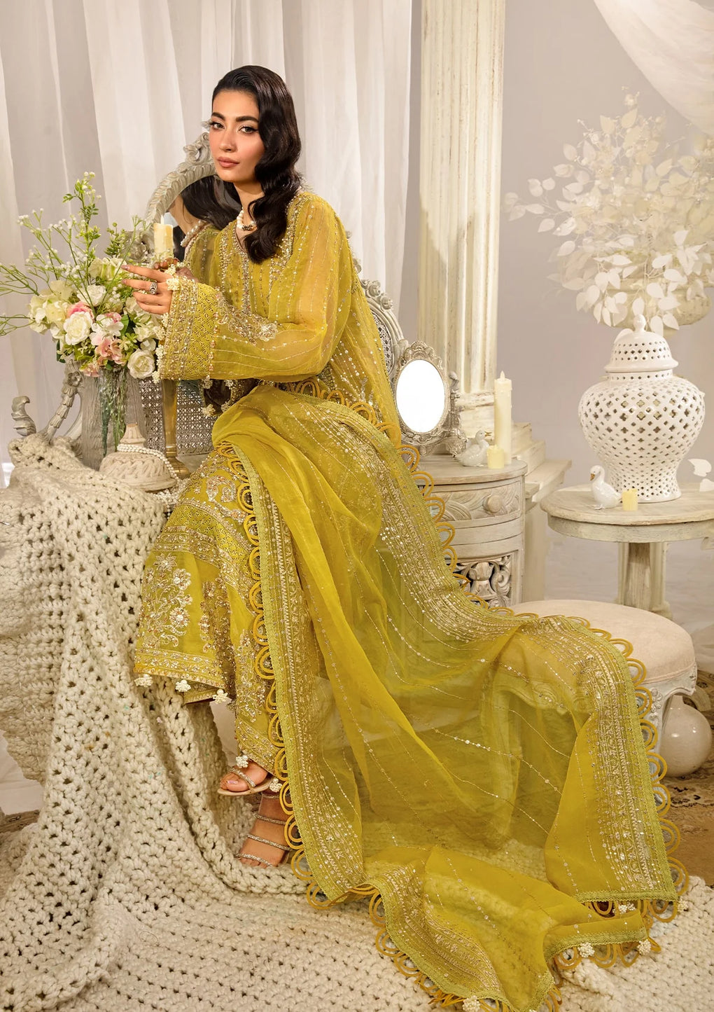 Elaf Premium | Evara Formals 24 | EFE-03 SUNLIT - House Of Hania