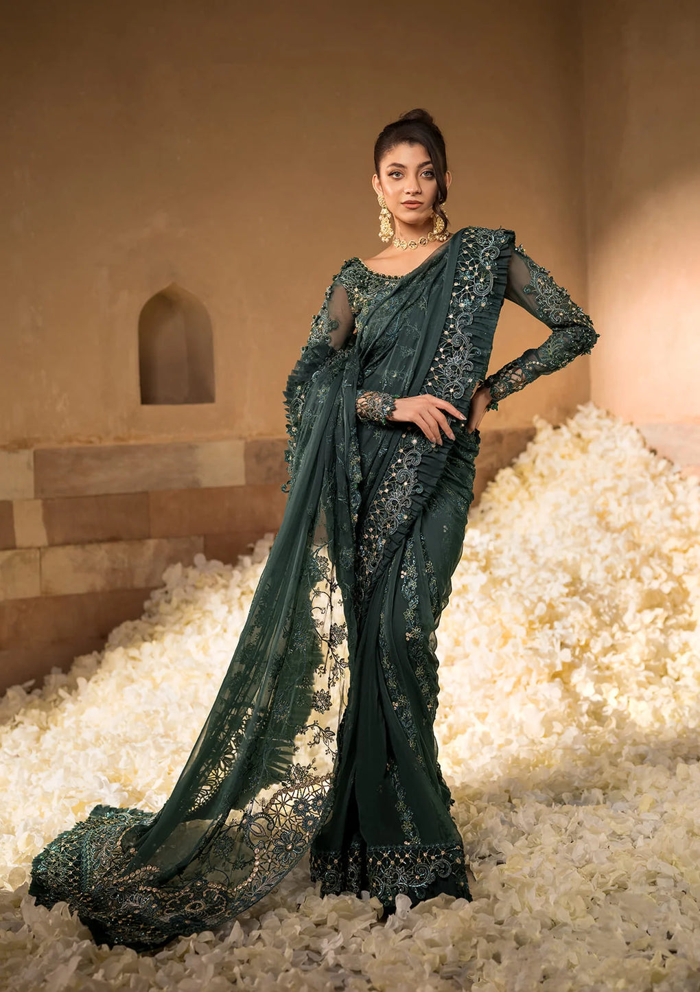 Elaf Premium | Formal Handwork Collection | EFH-01 JAHAN ARA - House Of Hania
