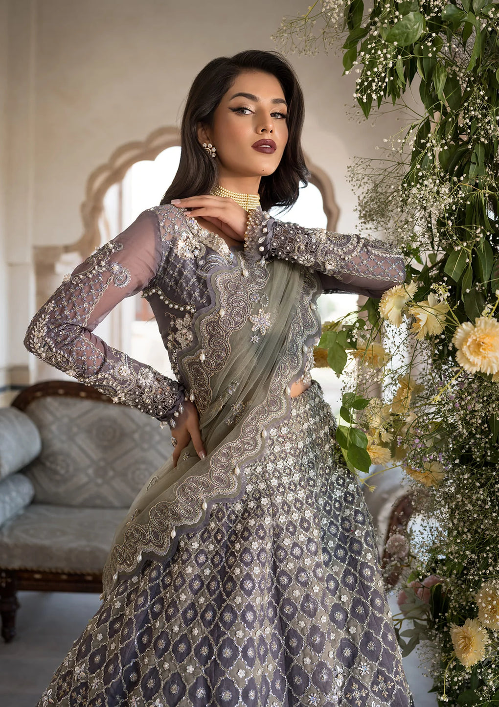 Elaf Premium | Formal Handwork Collection | EFH-02 NAZNEEN - House Of Hania