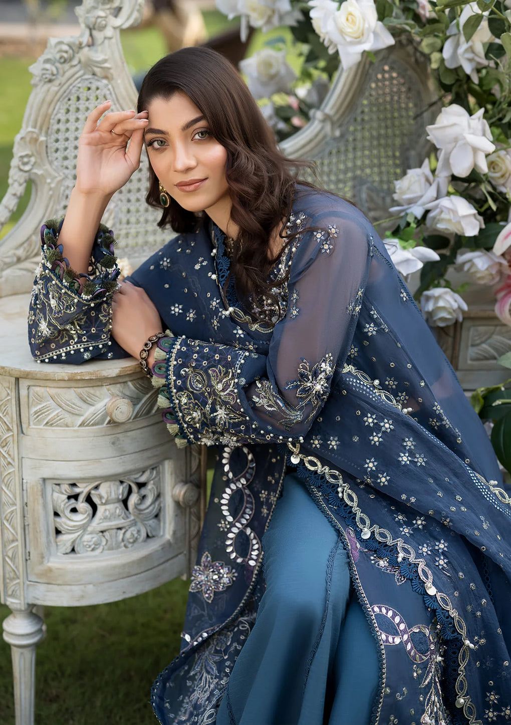 Elaf Premium | Formal Handwork Collection | EFH-04 FALAK - House Of Hania