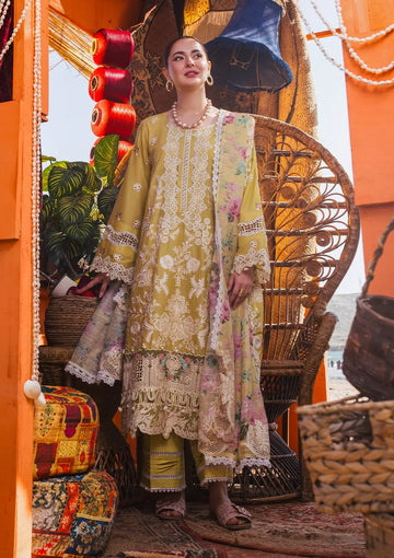 Elaf Premium | Hai Kuch Festive Lawn 24 | EHK-02B Nargis - House Of Hania