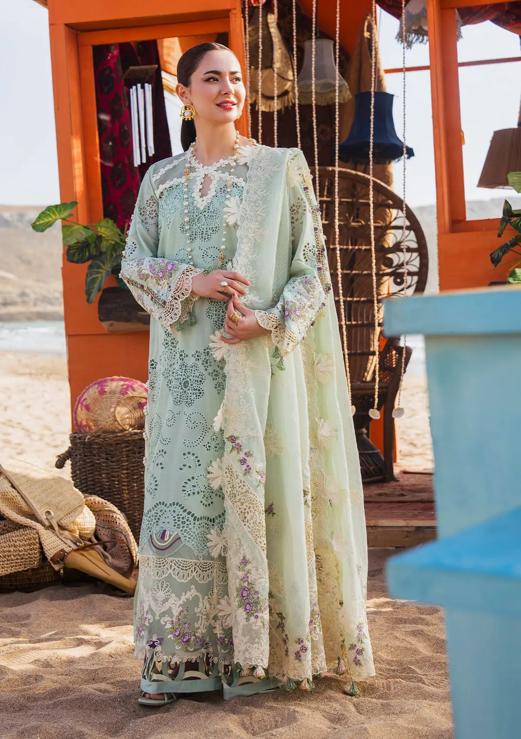 Elaf Premium | Hai Kuch Festive Lawn 24 | EHK-03A Mehrma - House Of Hania