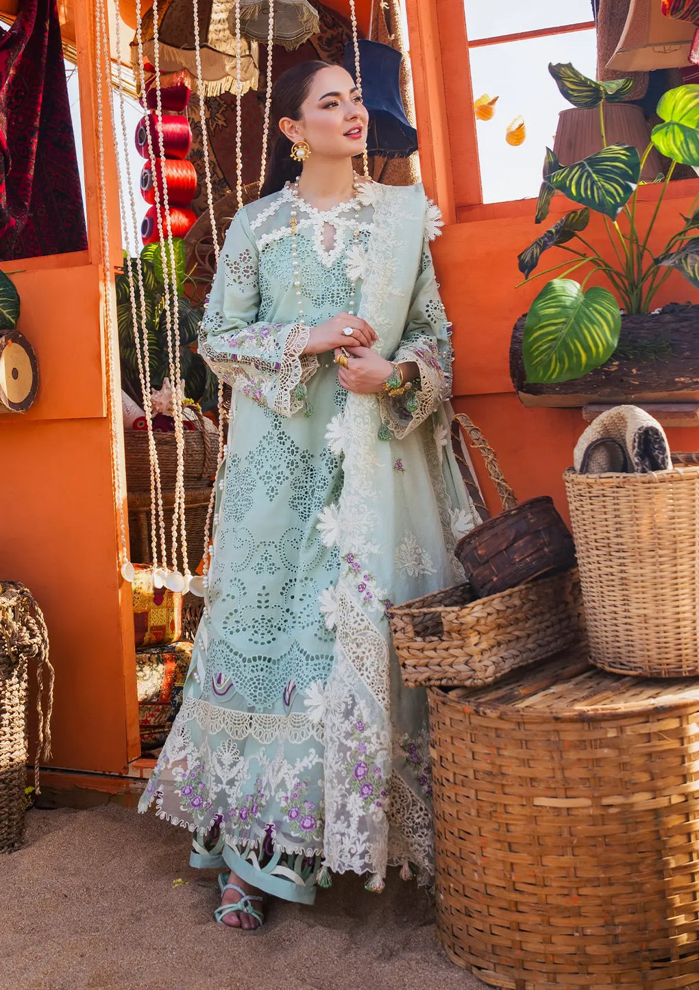 Elaf Premium | Hai Kuch Festive Lawn 24 | EHK-03A Mehrma - House Of Hania