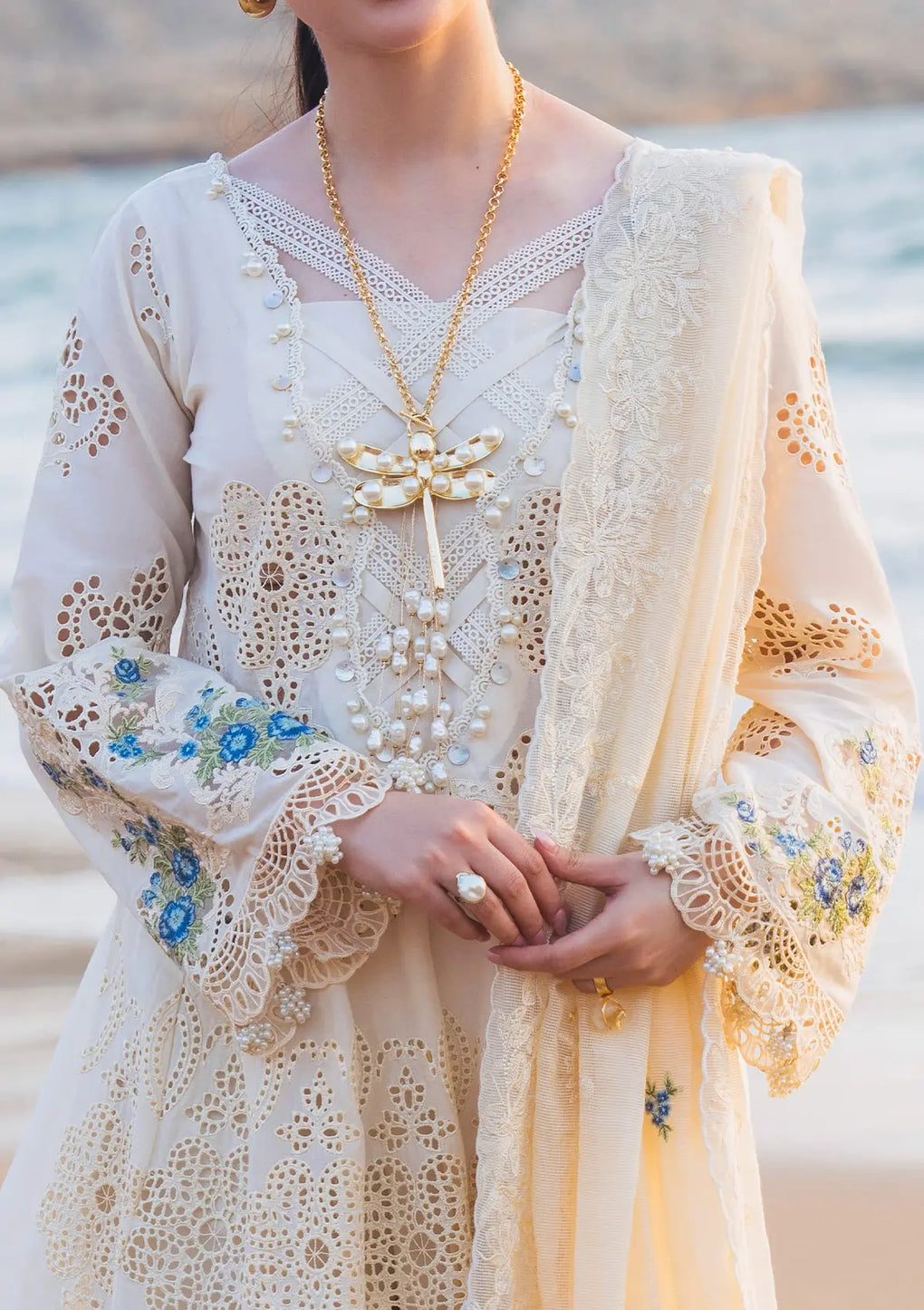 Elaf Premium | Hai Kuch Festive Lawn 24 | EHK-03B Ayra - House Of Hania