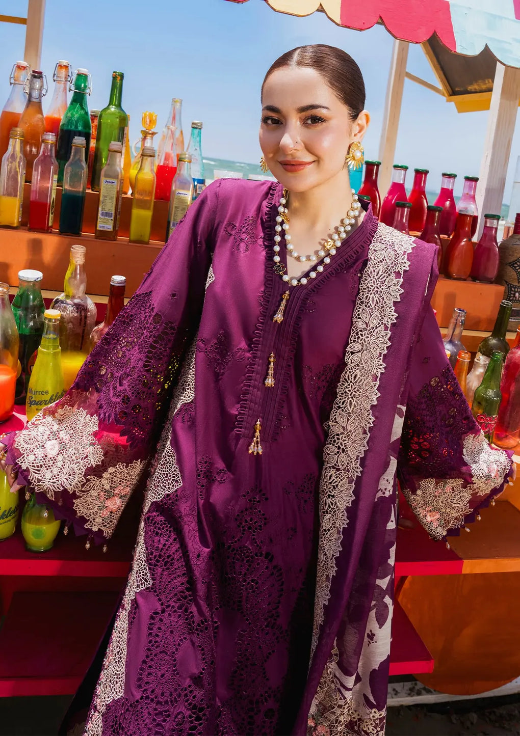 Elaf Premium | Hai Kuch Festive Lawn 24 | EHK-06 Hania - House Of Hania