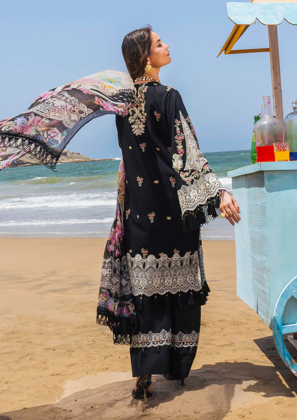 Elaf Premium | Hai Kuch Festive Lawn 24 | EHK-09 Nafees - House Of Hania