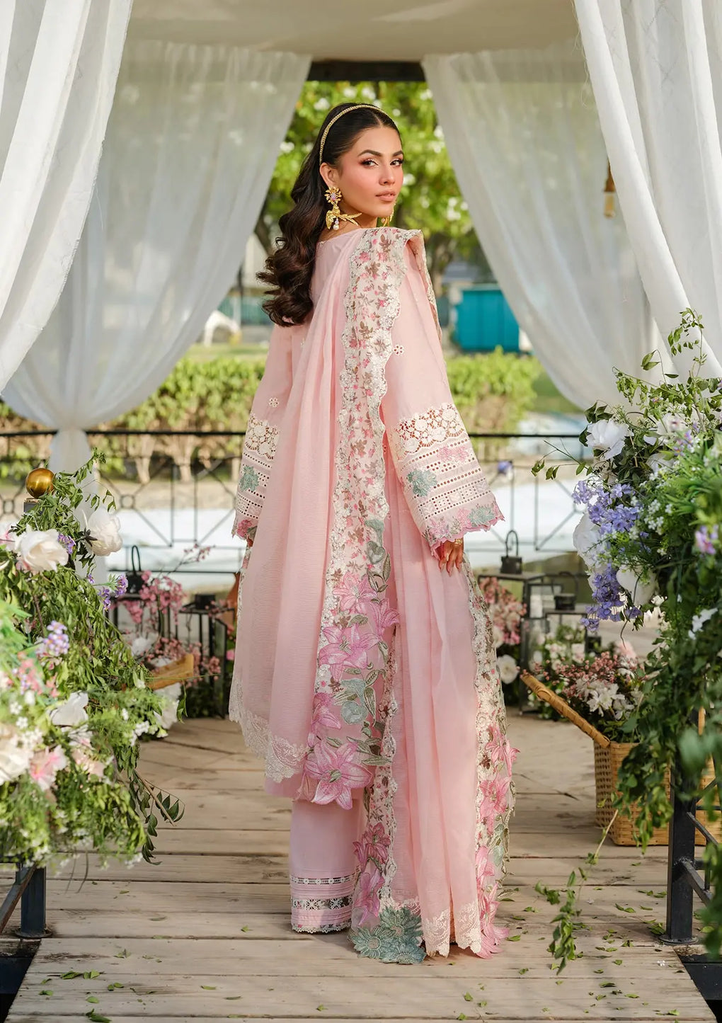 Elaf Premium | Luxury Lawn 25 | ELH-1B SOPHIA - House Of Hania