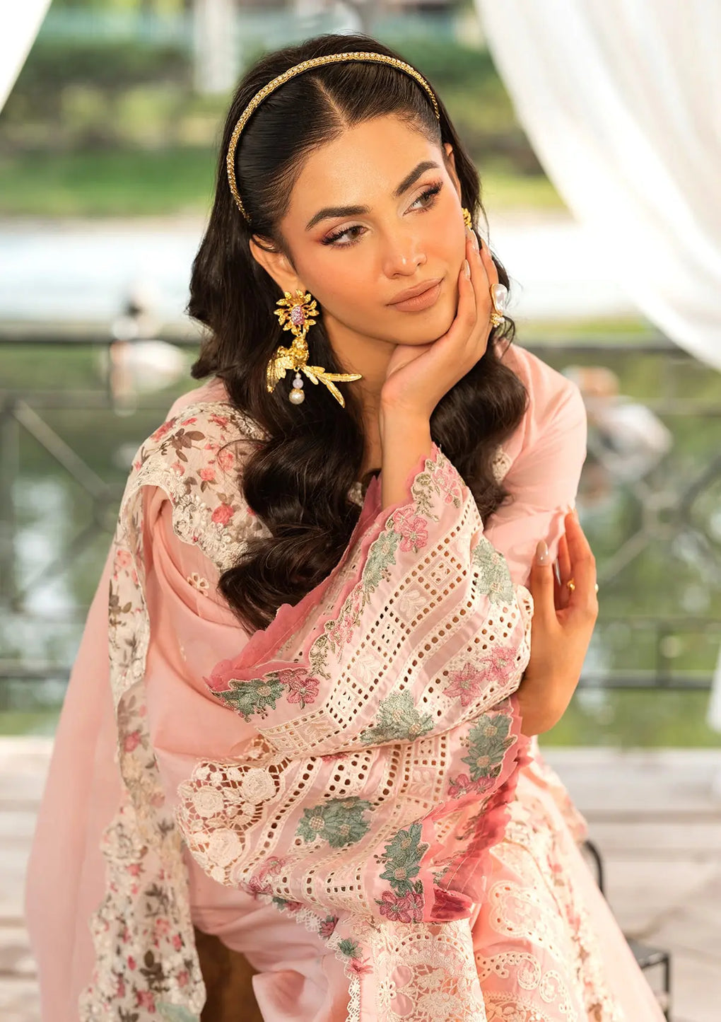 Elaf Premium | Luxury Lawn 25 | ELH-1B SOPHIA - House Of Hania