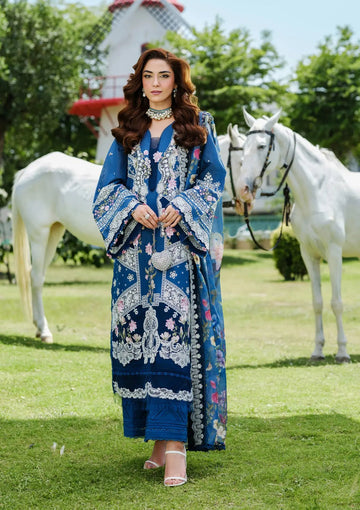 Elaf Premium | Luxury Lawn 25 | ELH-2A ZIVA - House Of Hania