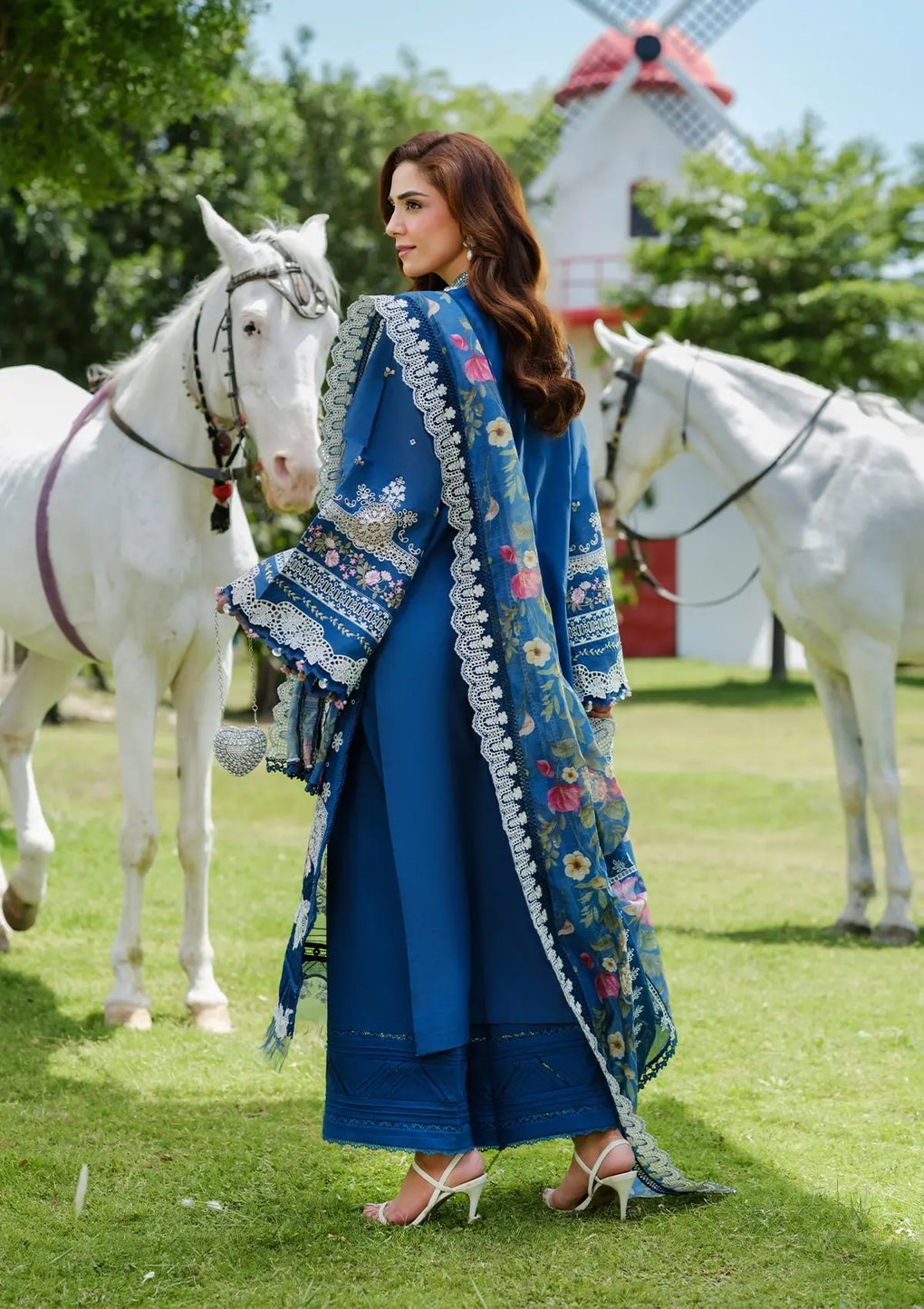 Elaf Premium | Luxury Lawn 25 | ELH-2A ZIVA - House Of Hania