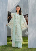 Elaf Premium | Luxury Lawn 25 | ELH-4B FROSTEL - House Of Hania