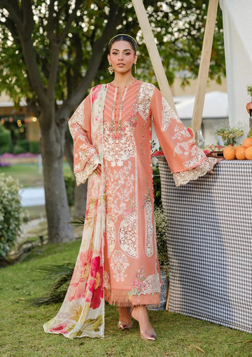 Elaf Premium | Luxury Lawn 25 | ELH-5A AUTUMN DREAM - House Of Hania