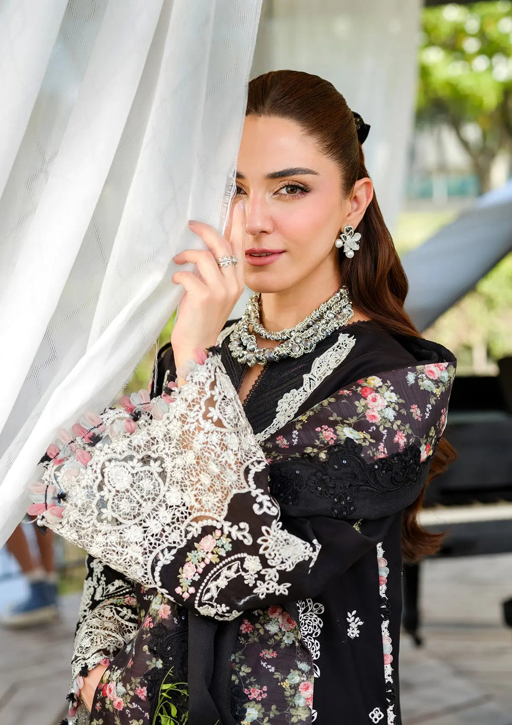 Elaf Premium | Luxury Lawn 25 | ELH-6A SERENA - House Of Hania