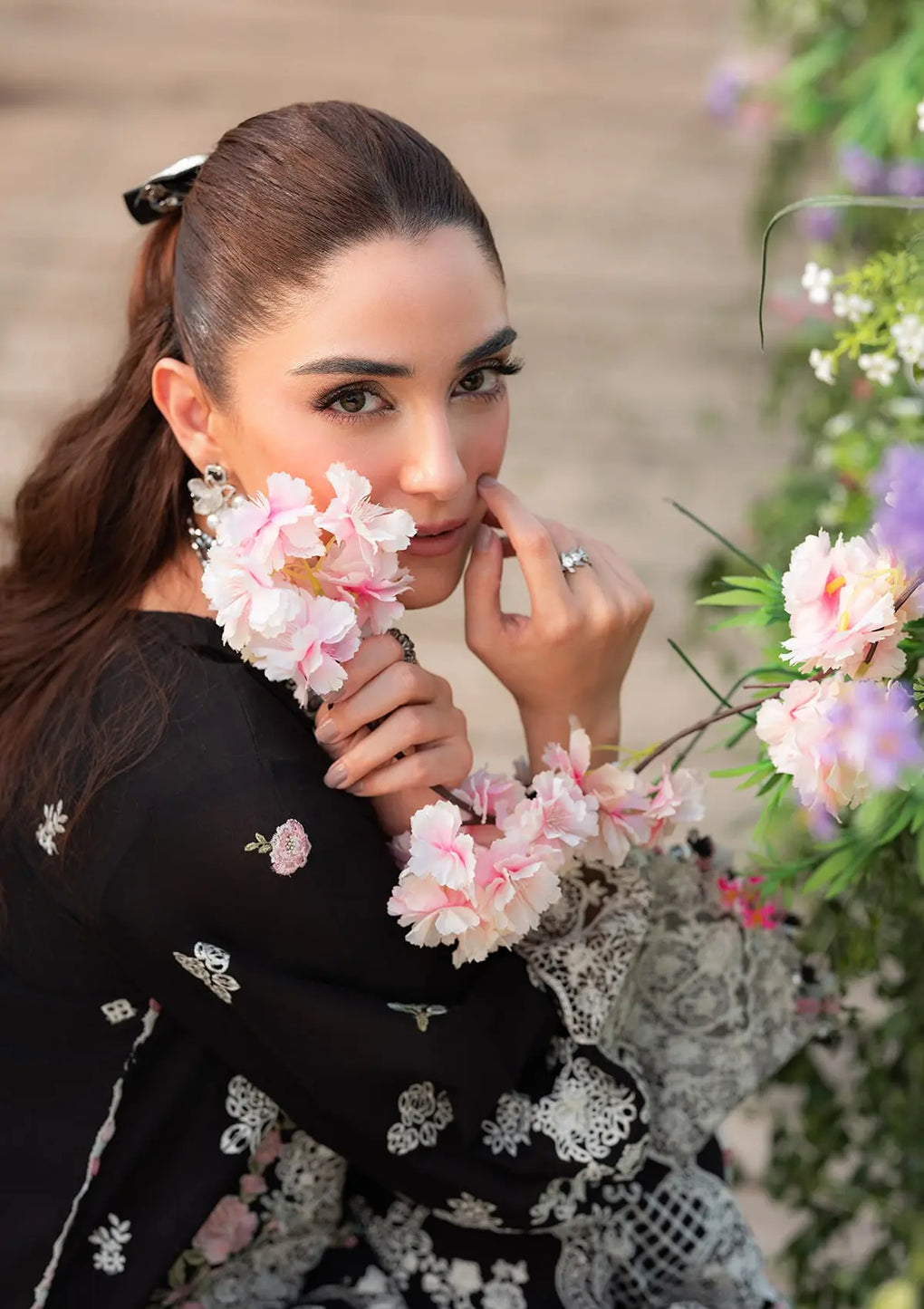 Elaf Premium | Luxury Lawn 25 | ELH-6A SERENA - House Of Hania