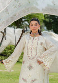 Elaf Premium | Luxury Lawn 25 | ELH-7A WHITE EMPRESS - House Of Hania