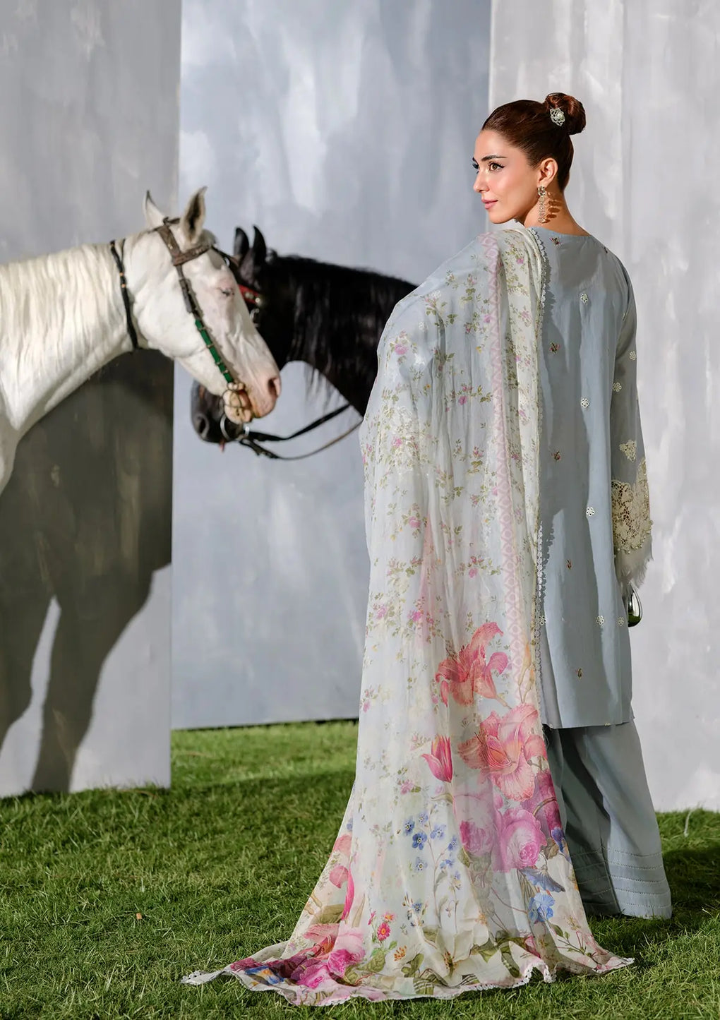 Elaf Premium | Luxury Lawn 25 | ELH-7B ISSABEL - House Of Hania