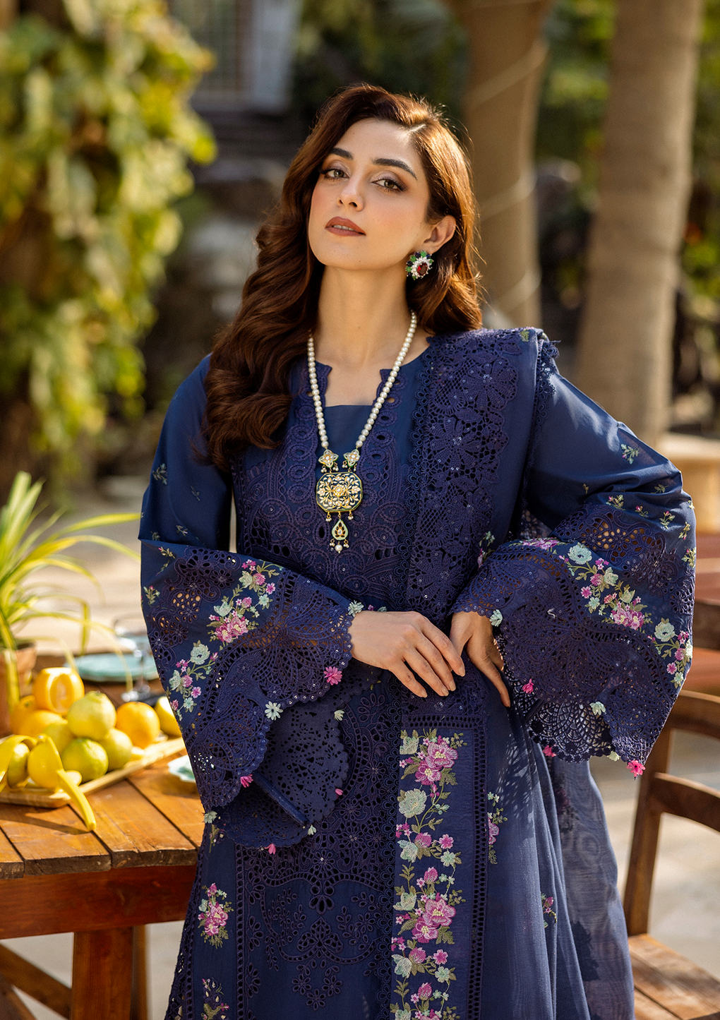 Elaf Premium | Luxury Lawn 25 | ELM-06 NEELAM - House Of Hania