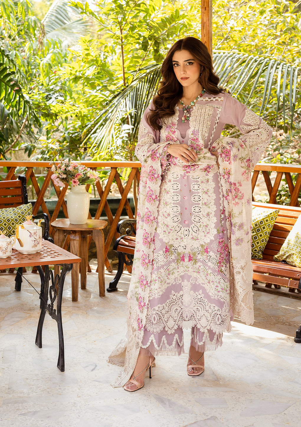 Elaf Premium | Luxury Lawn 25 | ELM-09 MAYA - House Of Hania