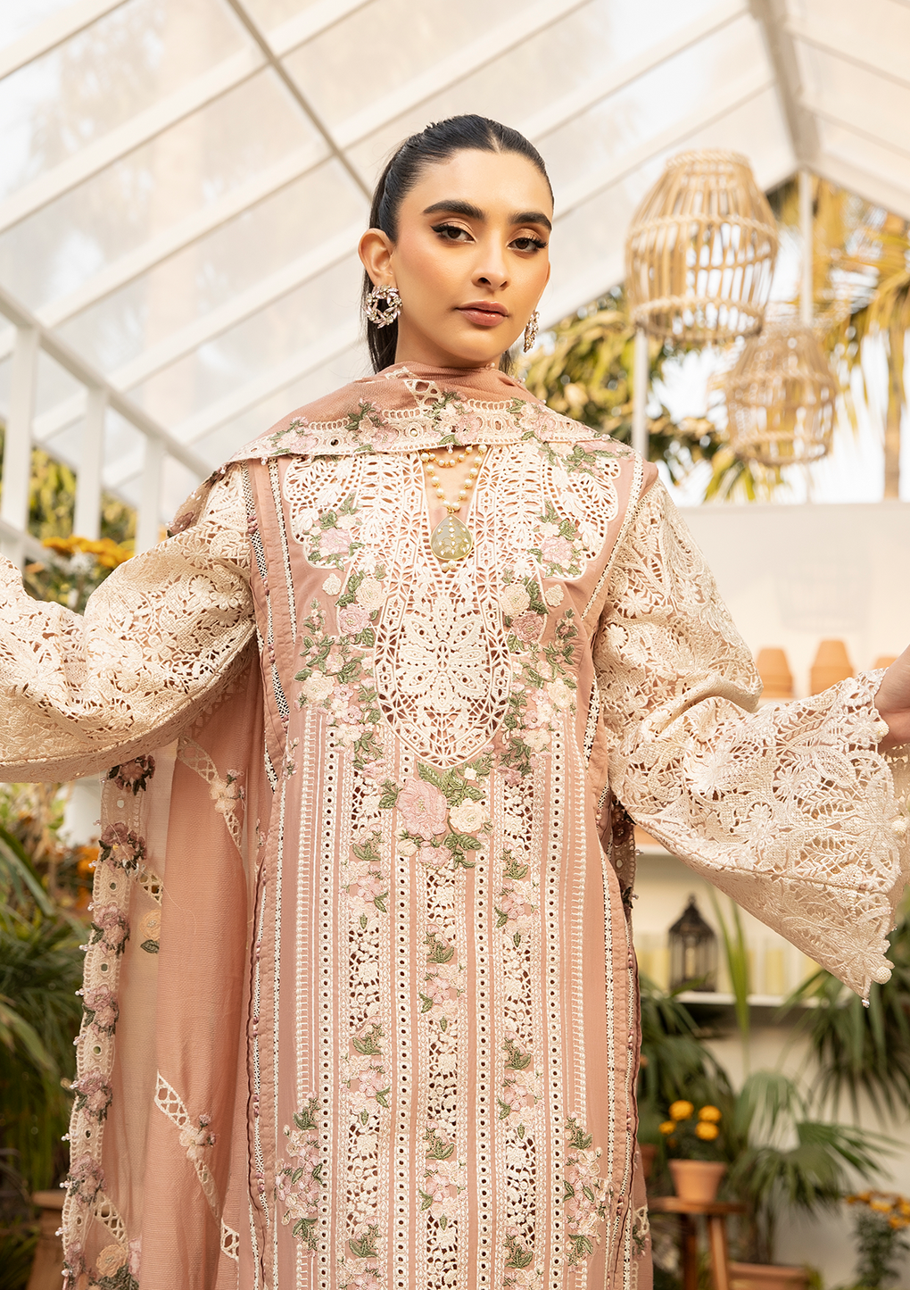 Elaf Premium | Luxury Lawn 25 | ELM-12 SHAHANA - House Of Hania