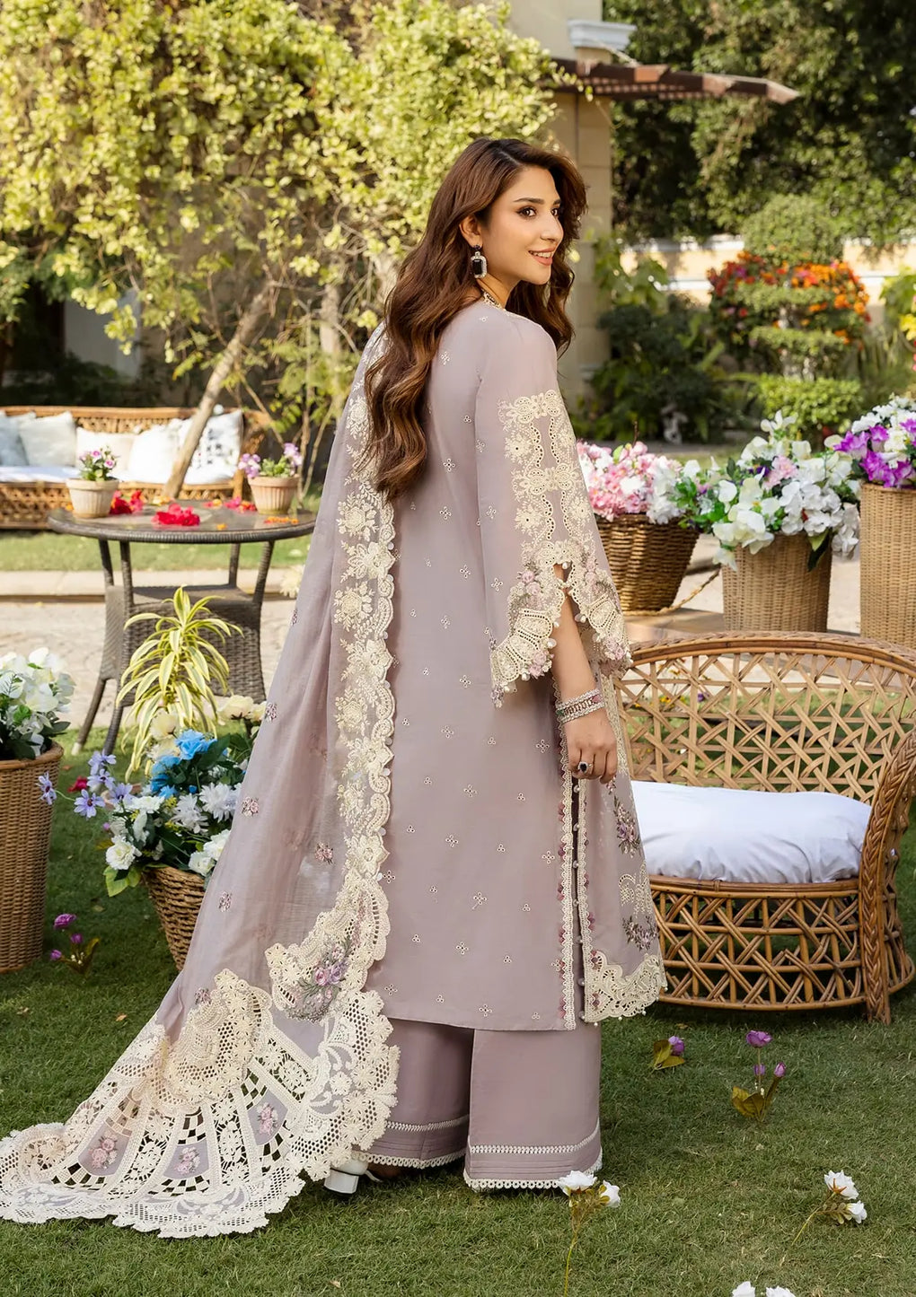 Elaf Premium | Luxury Lawn 25 | ELM-1A RAHA - House Of Hania