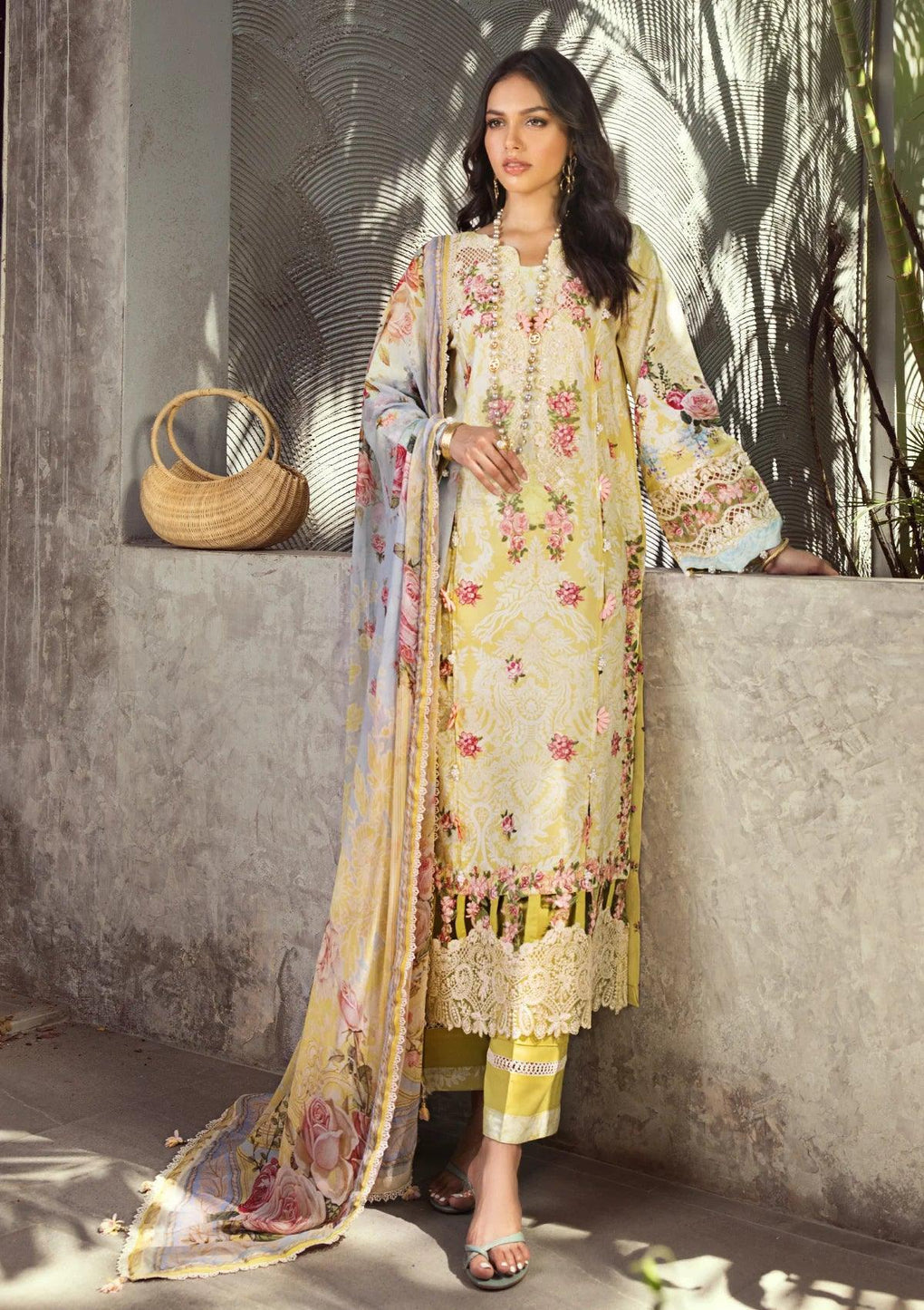 Elaf Premium | Luxury Lawn | Pixie Dust 02A - House Of Hania
