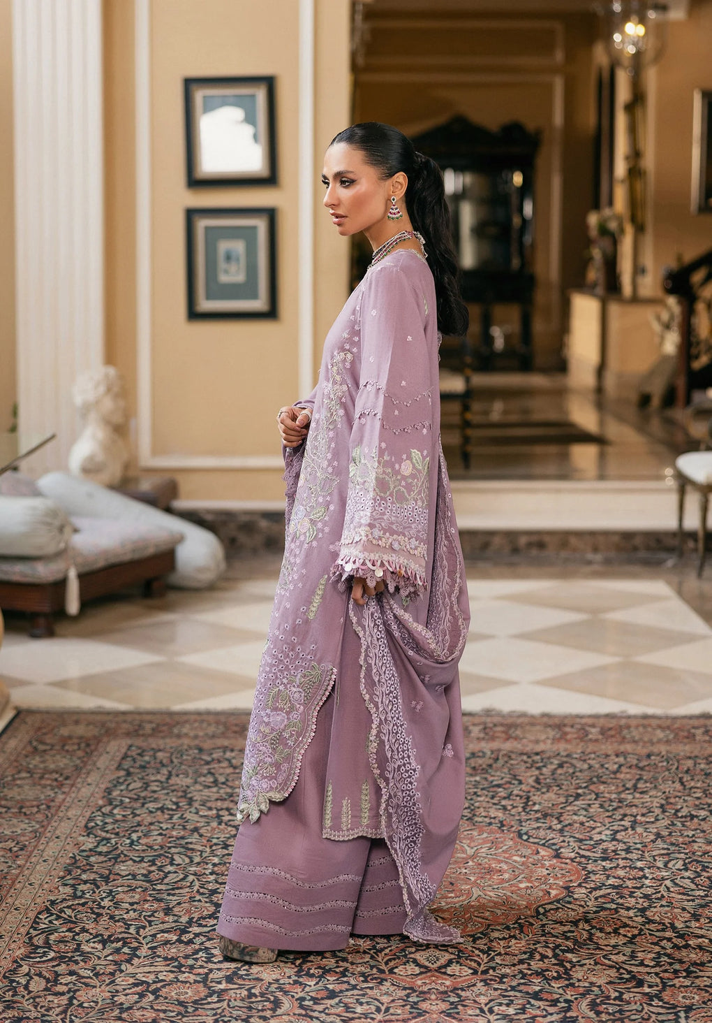 Elaf Premium | Luxury Winter 25 | EWK-1A LILIQUE - House Of Hania