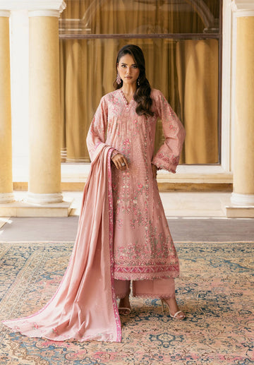 Elaf Premium | Luxury Winter 25 | EWK-3A DUSTYROSE - House Of Hania
