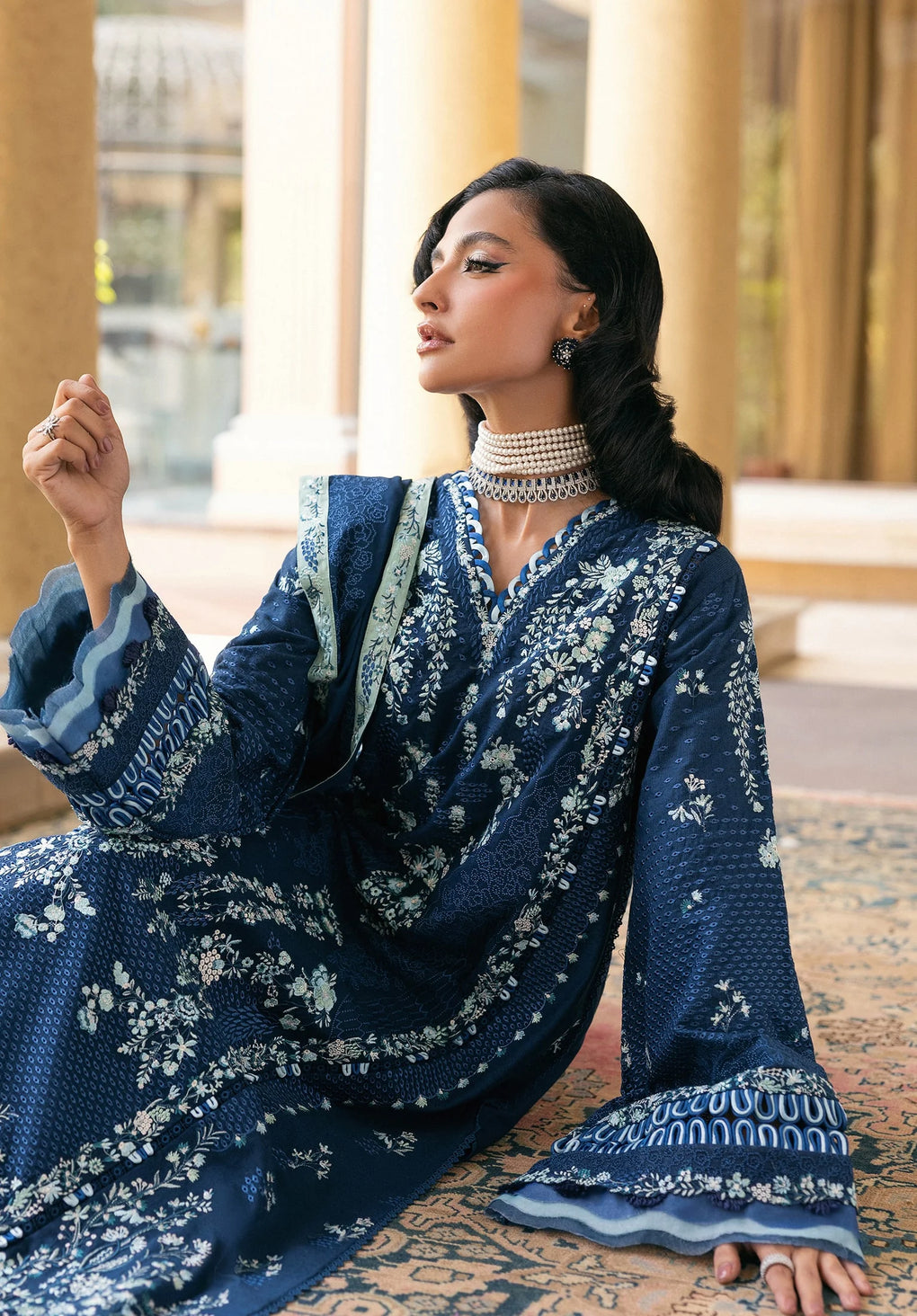 Elaf Premium | Luxury Winter 25 | EWK-3B AQUELUNE - House Of Hania