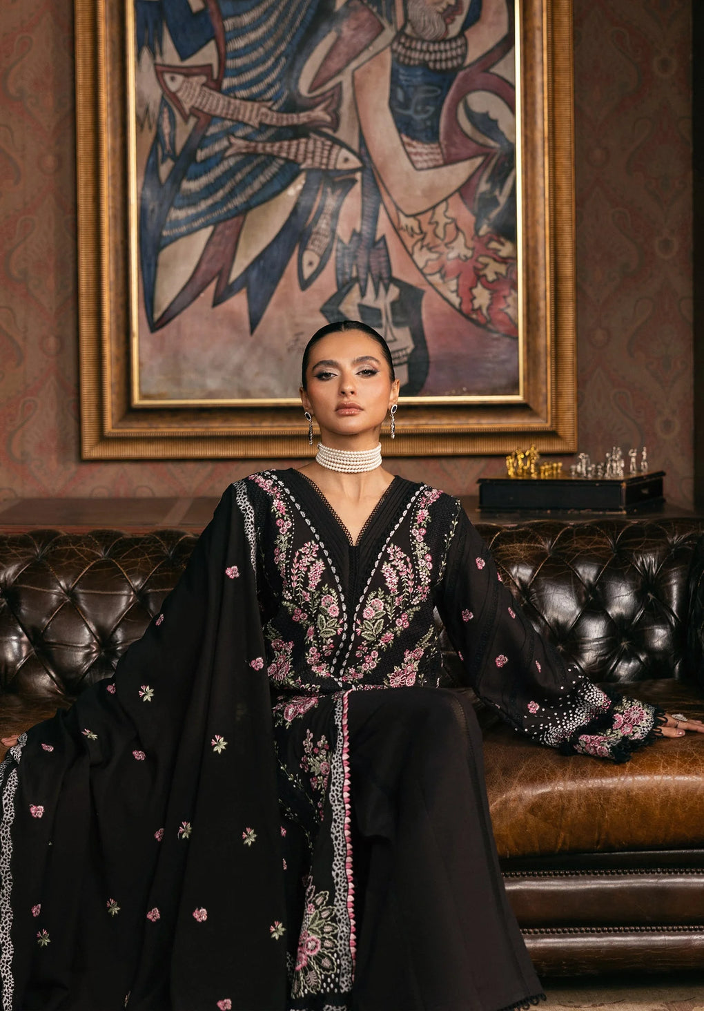 Elaf Premium | Luxury Winter 25 | EWK-4A NIGHTBELLE - House Of Hania