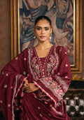 Elaf Premium | Luxury Winter 25 | EWK-4B CRIMSONELLE - House Of Hania